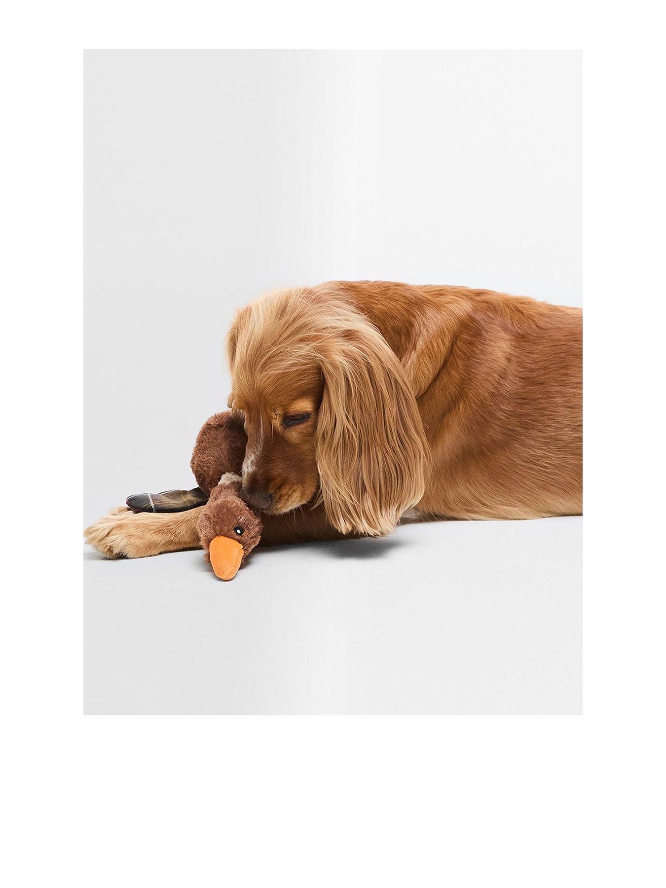 Barbour Dog Flying Duck Toy - Brown
