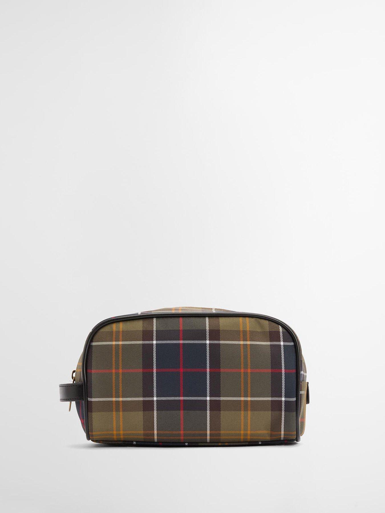 Image 2 of 4 of Barbour Tartan Washbag - Green Multi