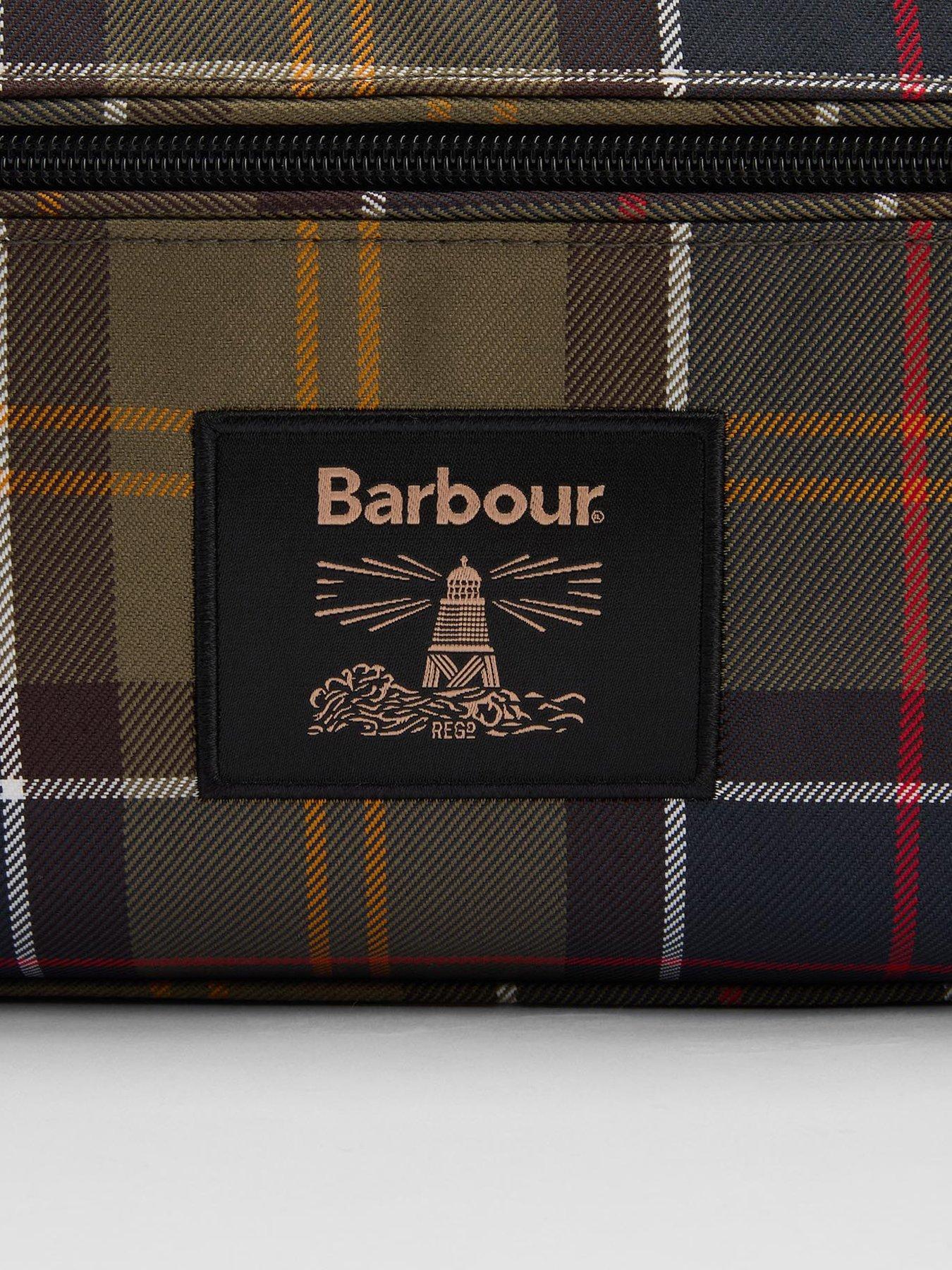 Image 3 of 4 of Barbour Tartan Washbag - Green Multi