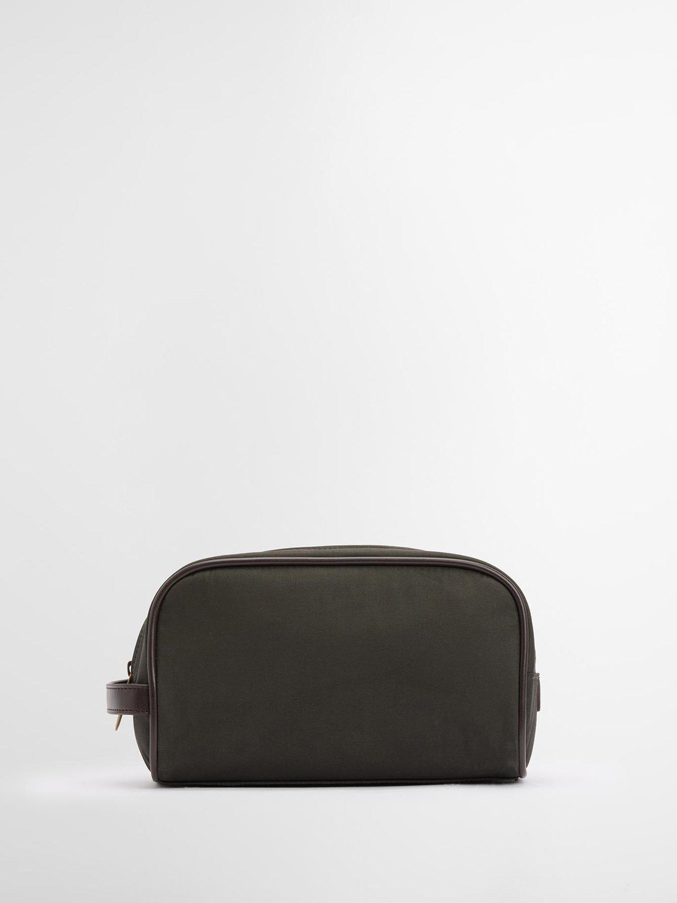  image of barbour-wax-washbag-khaki