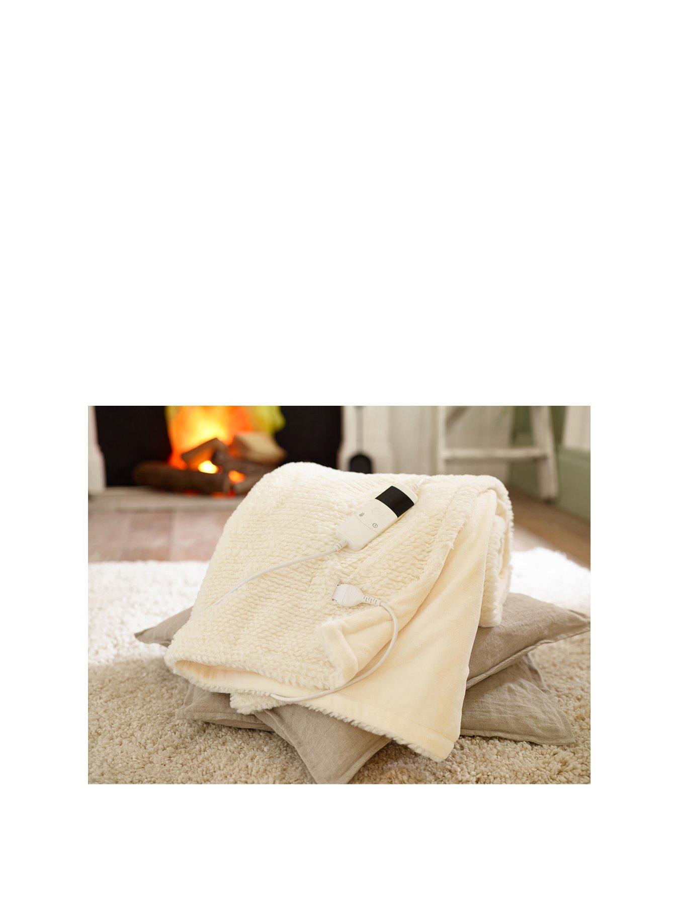 Image 2 of 2 of The Lyndon Co Sandringham Heated Faux Fur Throw