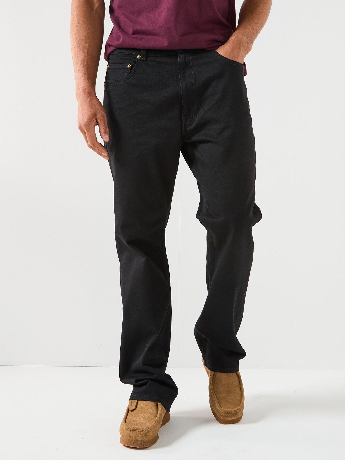 Image 1 of 5 of Replay Cley Bootcut Fit Jeans - Black