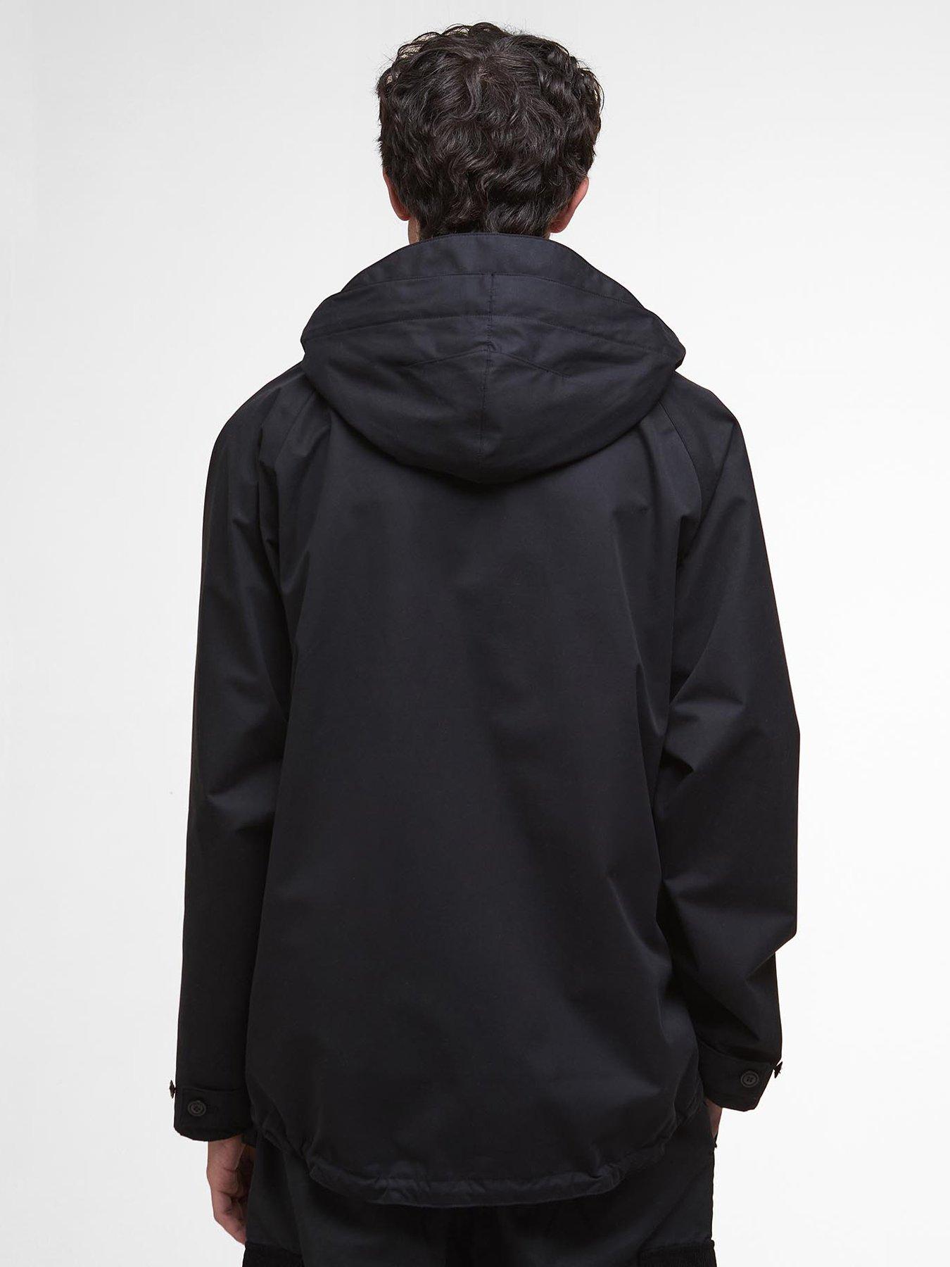 Image 2 of 6 of Barbour Re-Engineered Waded Spey Hooded Showerproof Jacket - Black