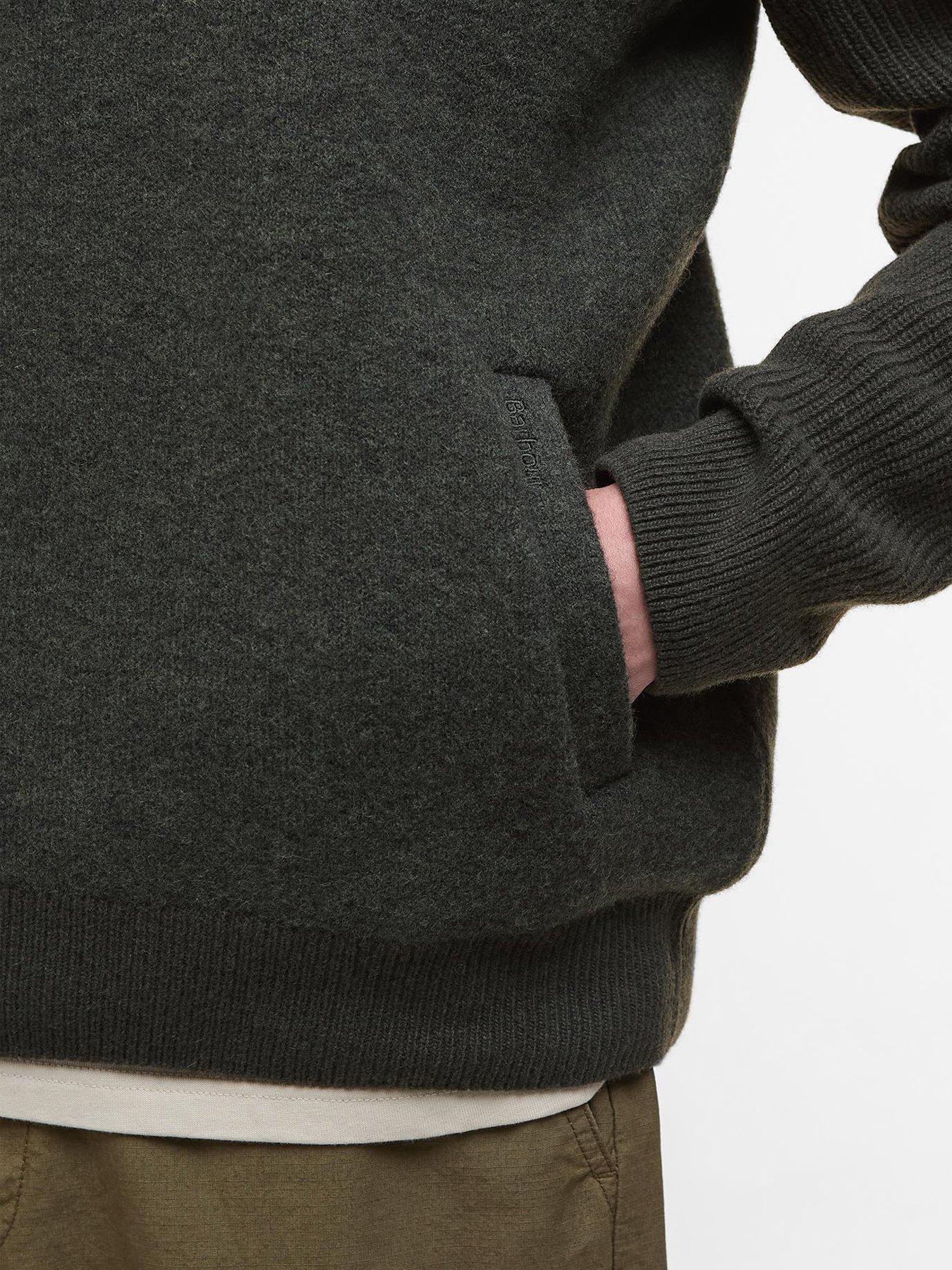 Image 5 of 6 of Barbour Milburn Half Zip Knitted Jumper - Green