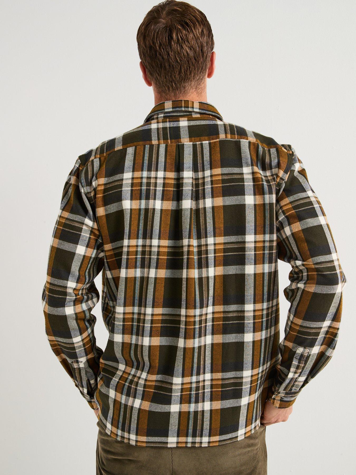  image of barbour-hanley-relaxed-checked-shirt-green