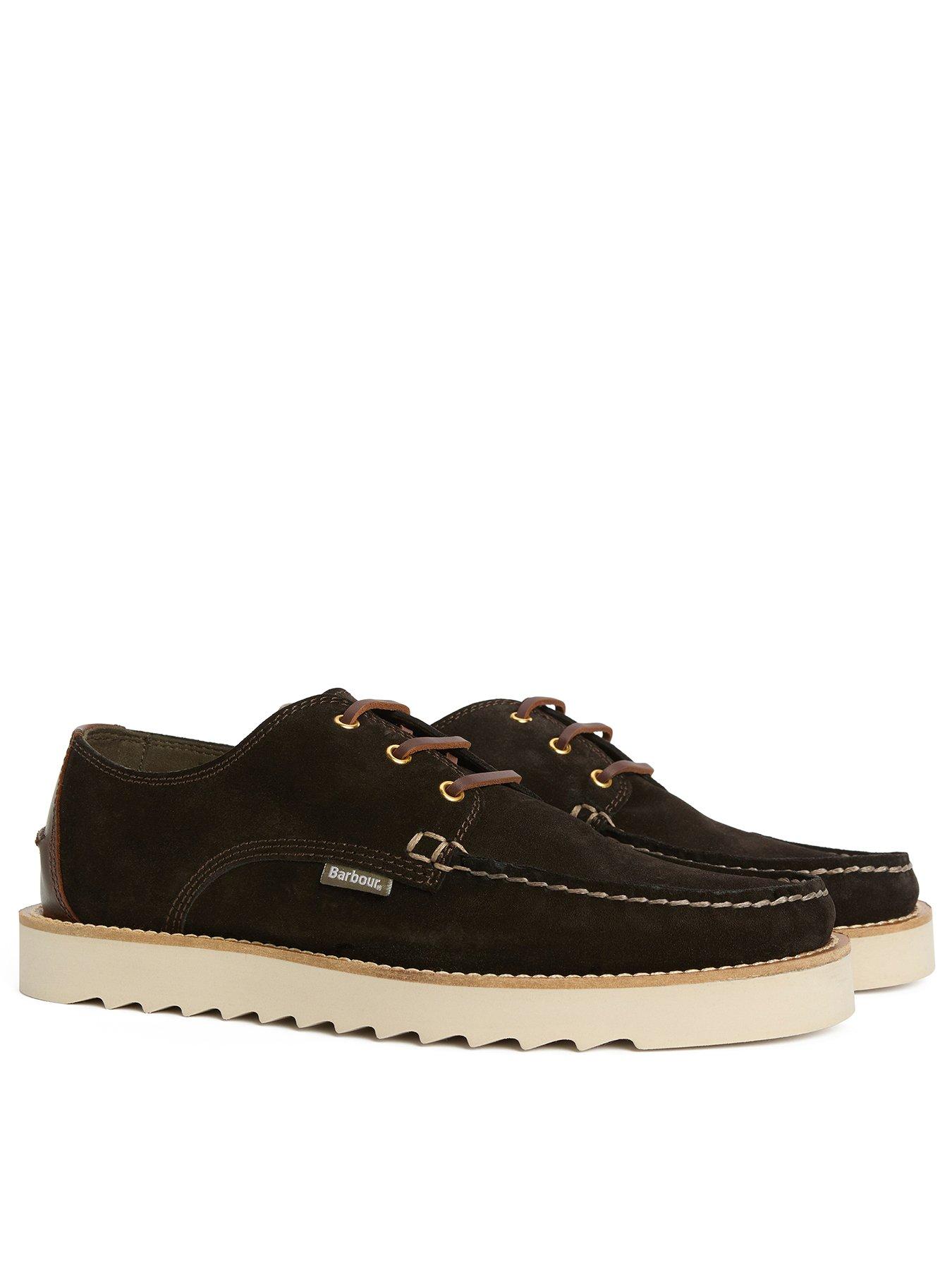 undefined Aydon Suede Derby Shoes - Dark Brown