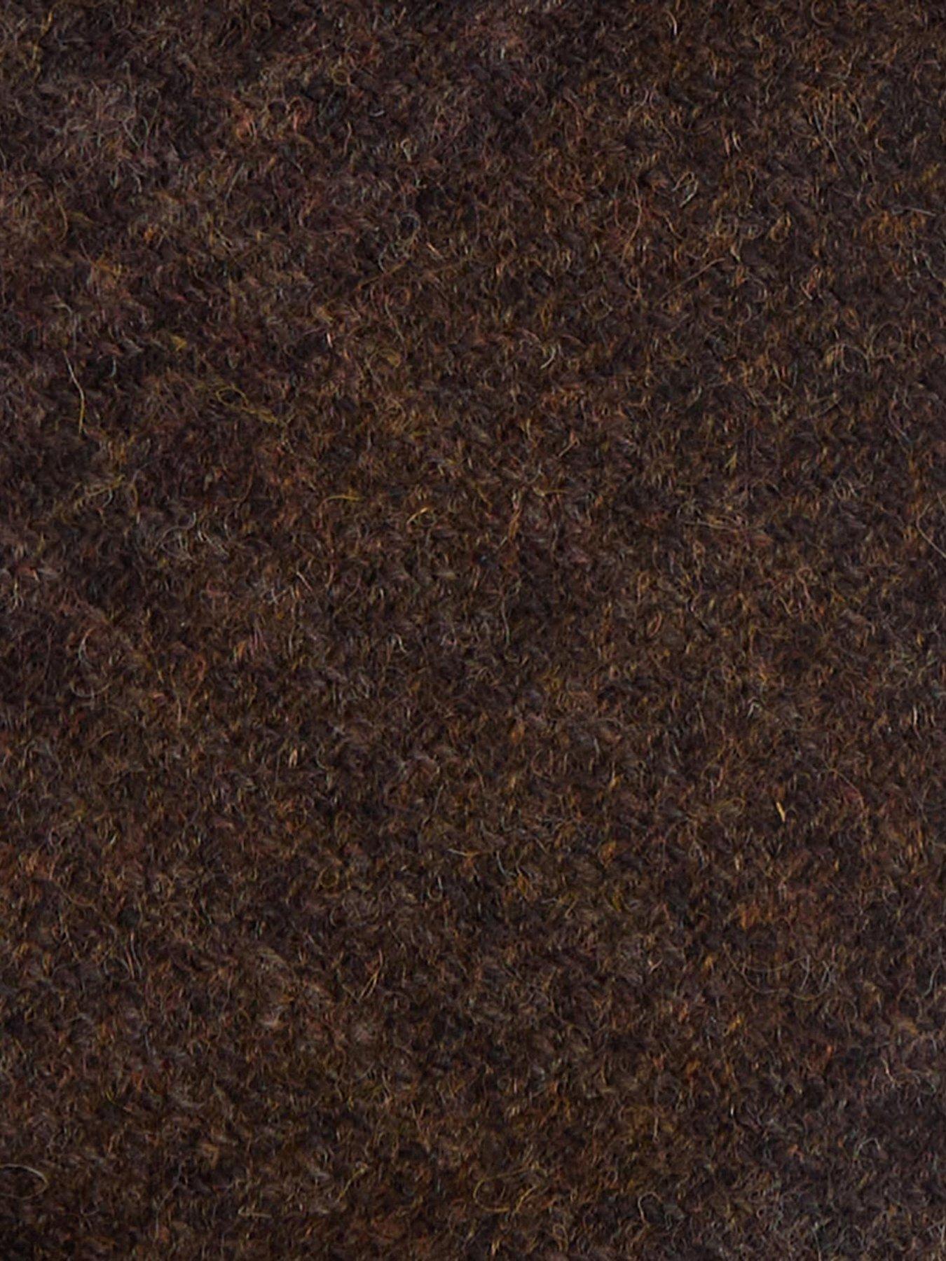  image of barbour-deveron-tweed-knitted-gloves-brown