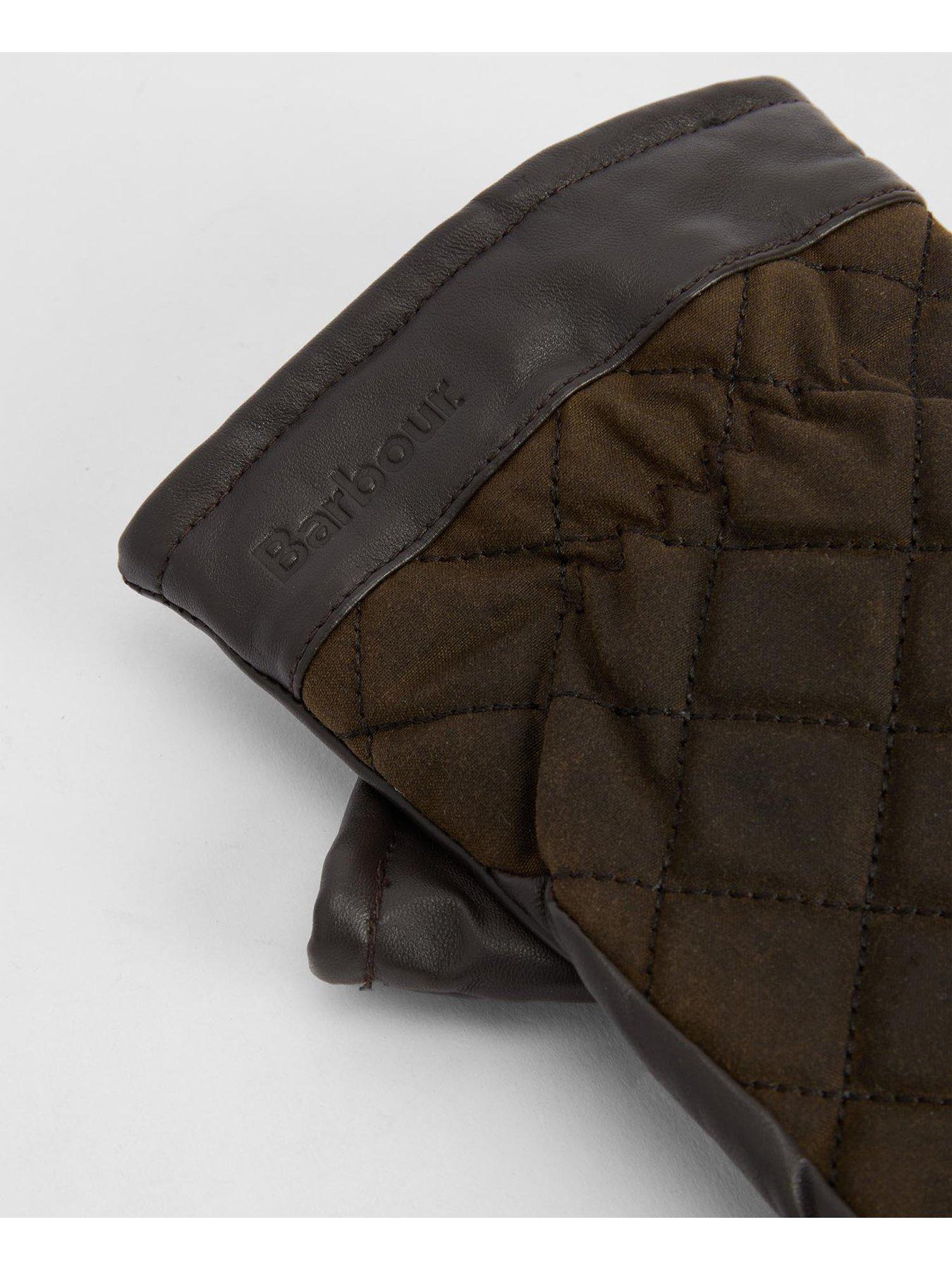 Image 3 of 4 of Barbour Dalegarth Leather Gloves - Brown