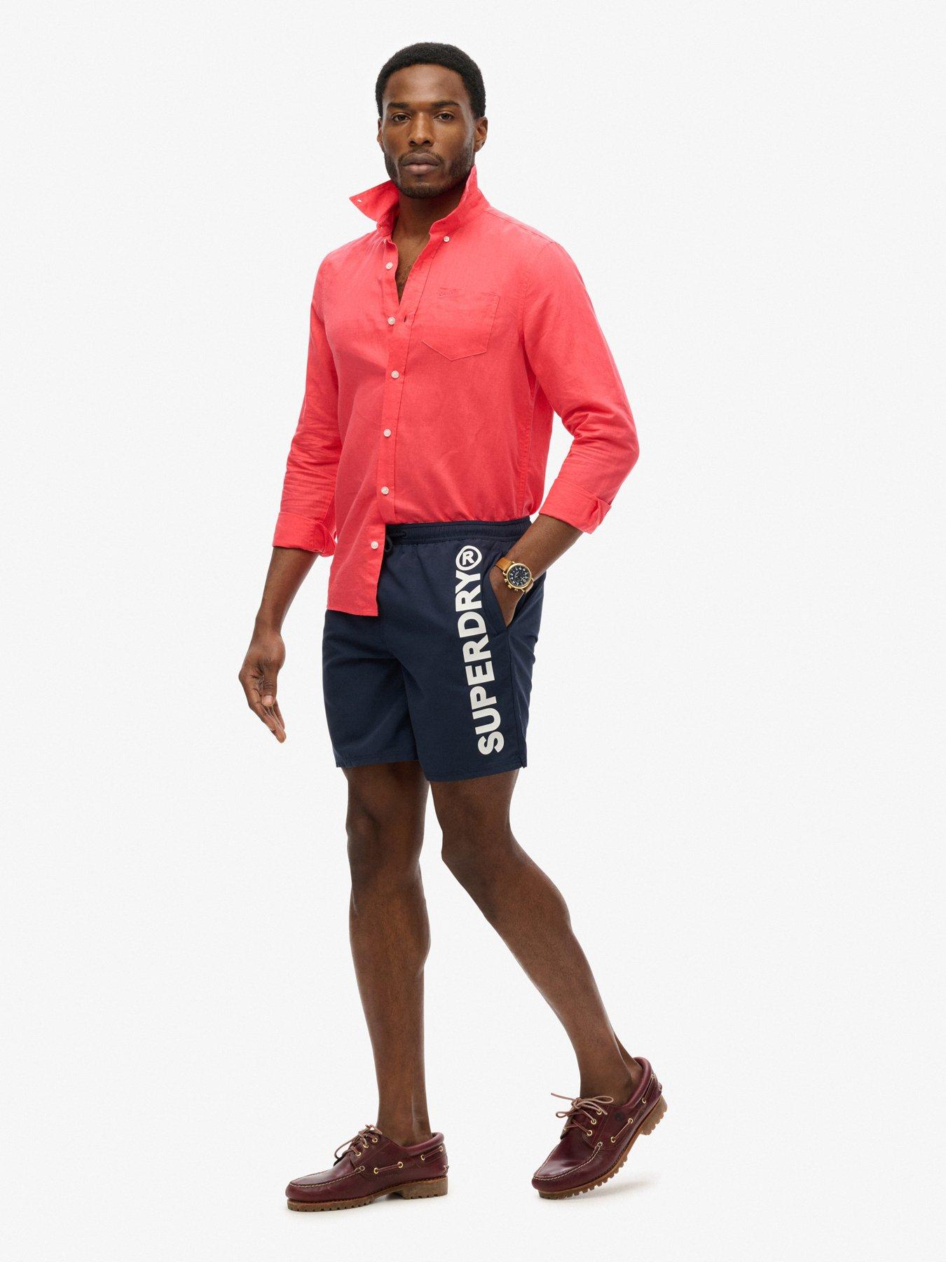 Image 5 of 6 of Superdry Sport Graphic 17 Inch Swim Shorts - Black