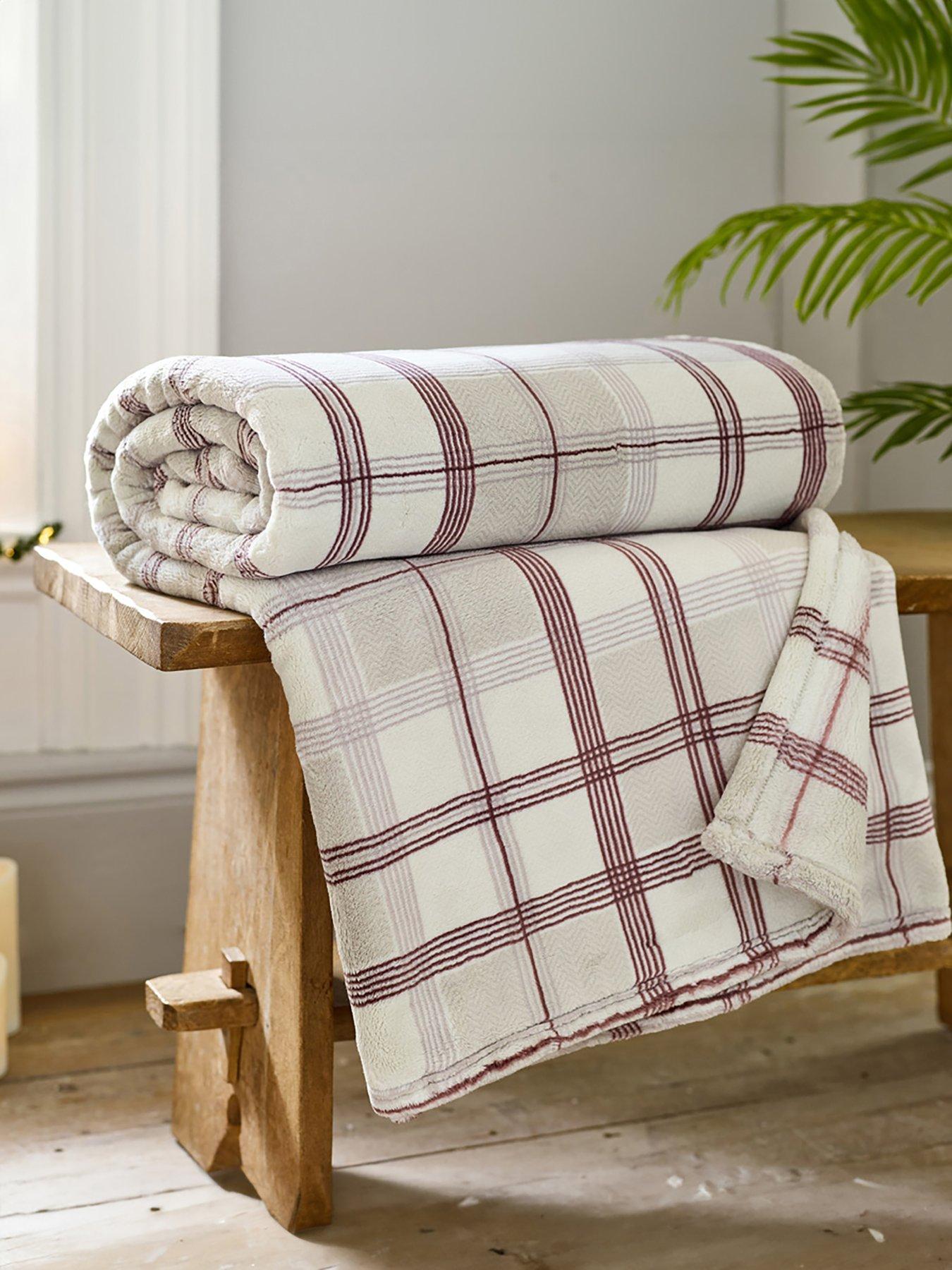 undefined Hounds Check Throw 140x180cm