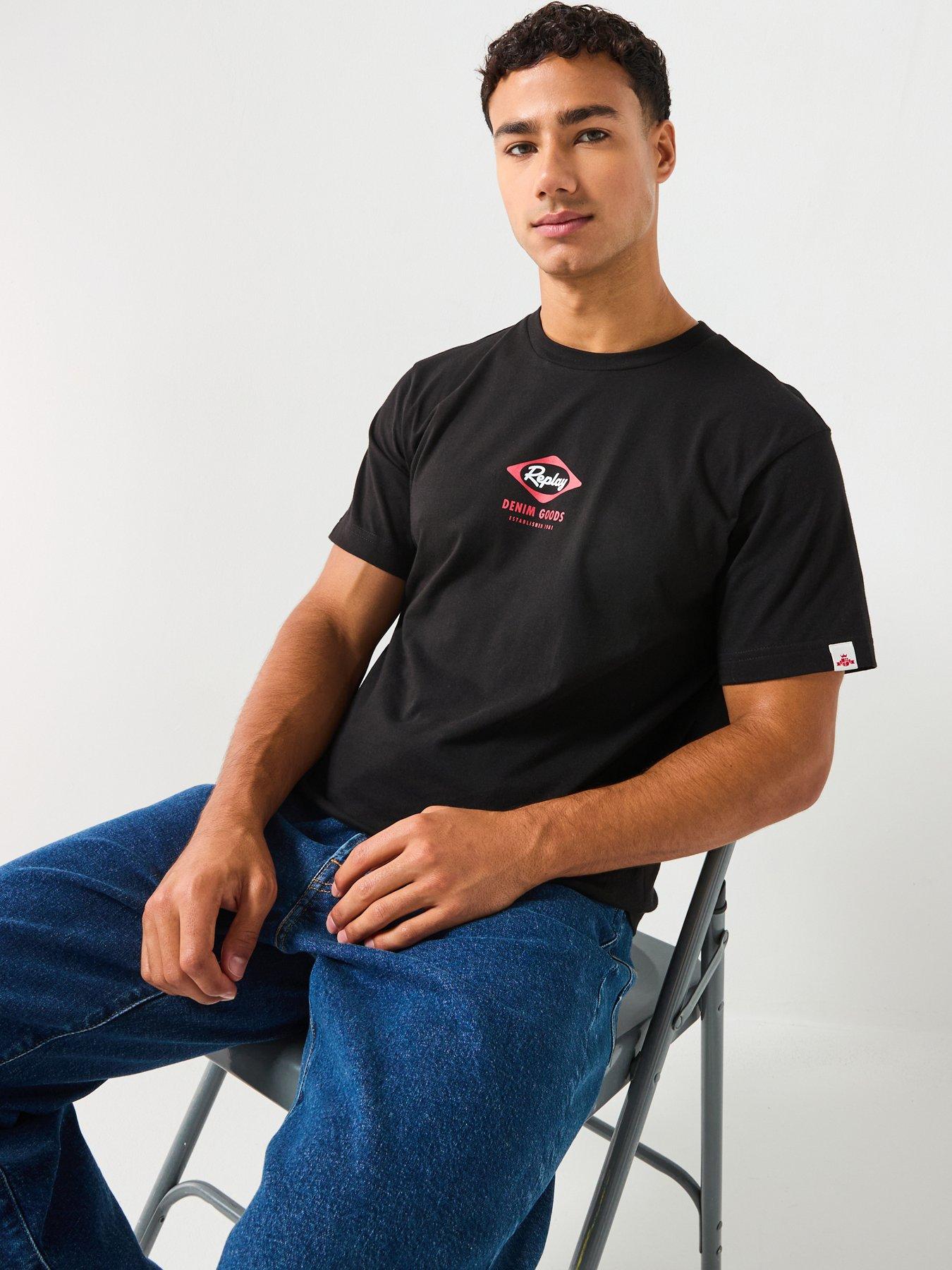undefined Denim Goods Printed T-Shirt - Black