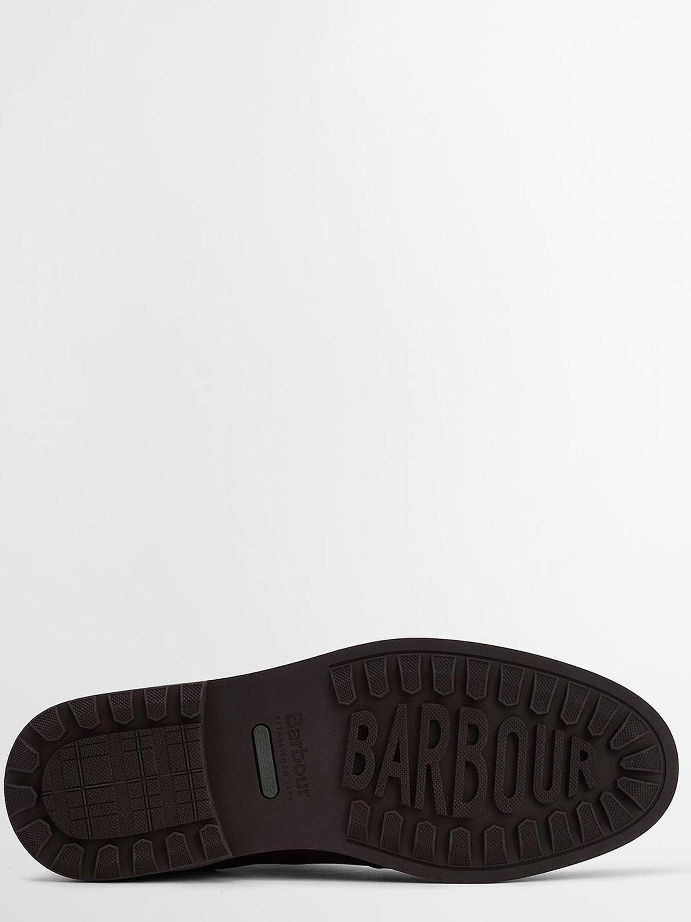 Image 5 of 6 of Barbour Hale Waxed Leather Chelsea Boots - Brown