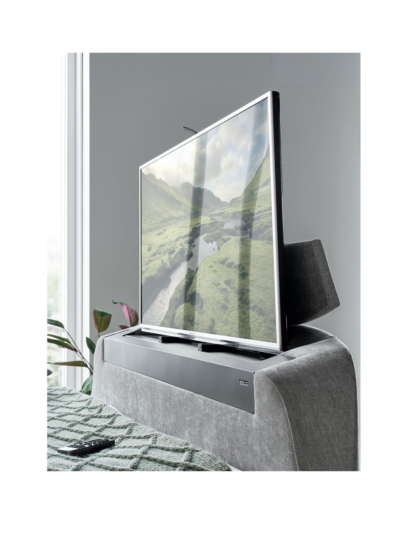 Image 2 of 7 of The Very Collection Utopia TV Bed with Dolby Sound System and Airsprung Mattress Options (Buy &amp; SAVE!) - Grey