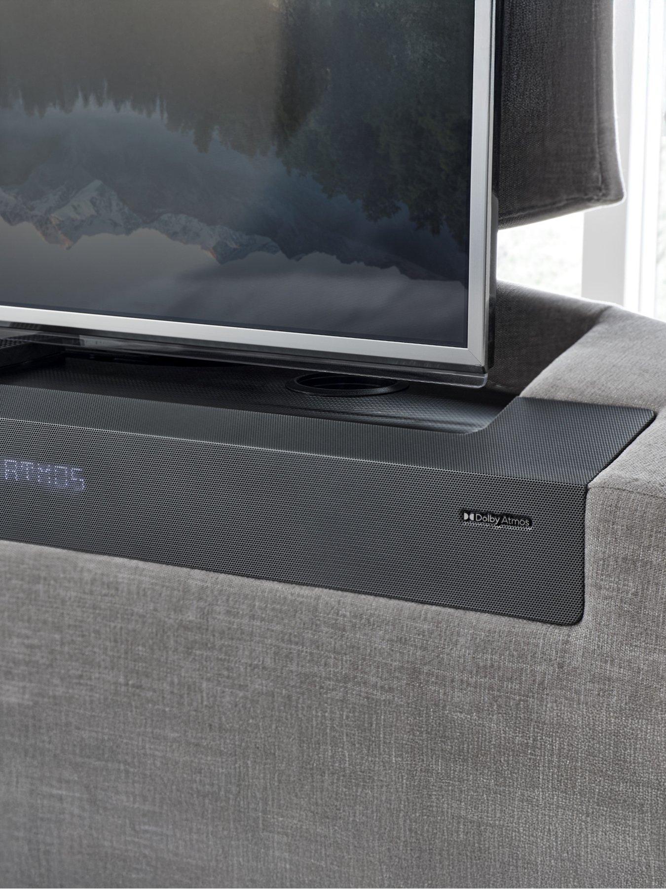 Image 7 of 7 of The Very Collection Utopia TV Bed with Dolby Sound System and Airsprung Mattress Options (Buy &amp; SAVE!) - Grey