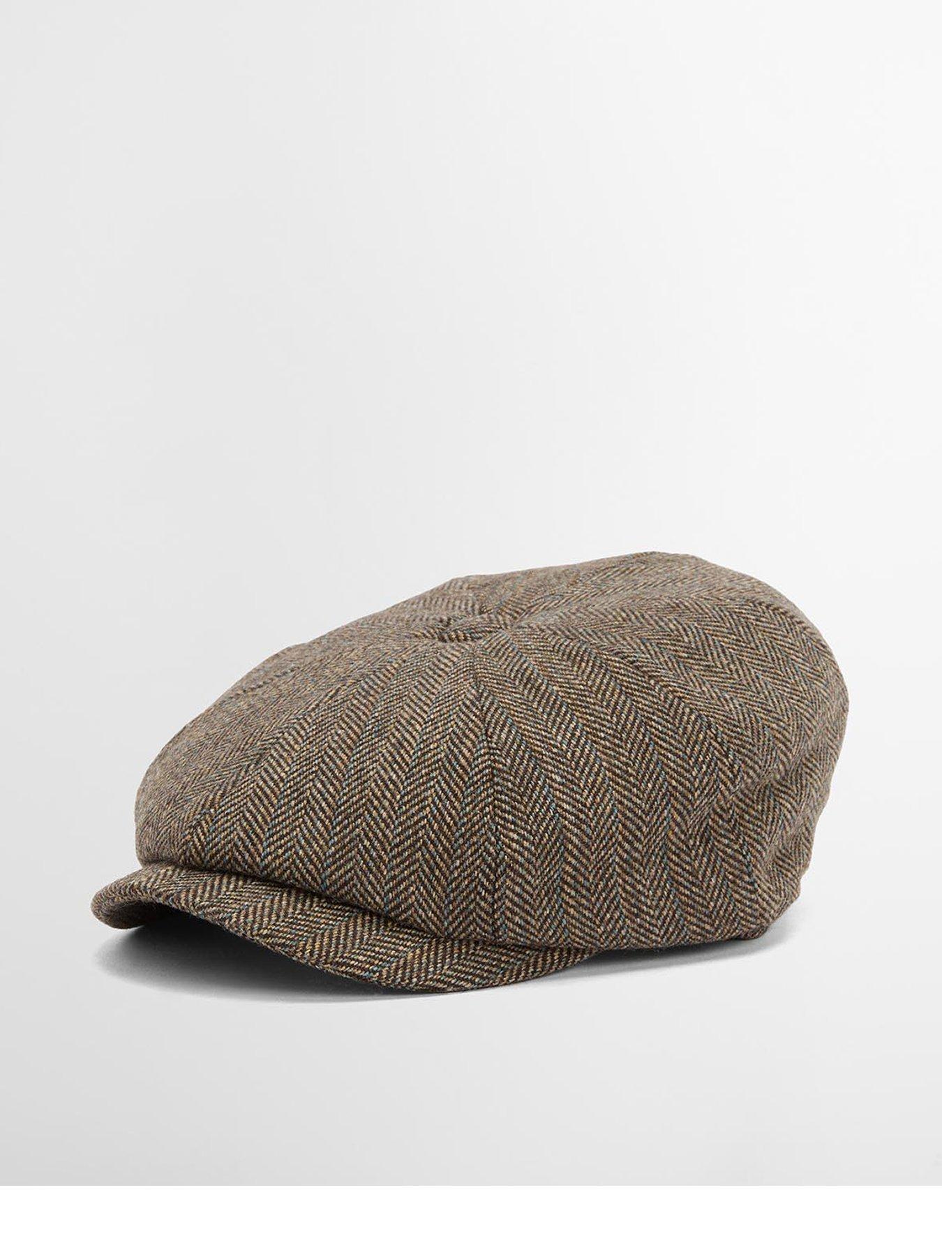 undefined Fyne Tweed Baker Boy Cap - Brown