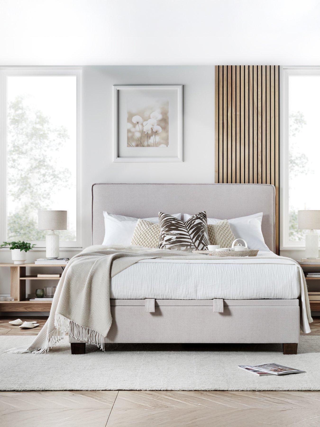 The Very Collection Fletcher End Lift Up Storage Ottoman Bed with Airsprung Mattress Options (Buy  &  SAVE!)
