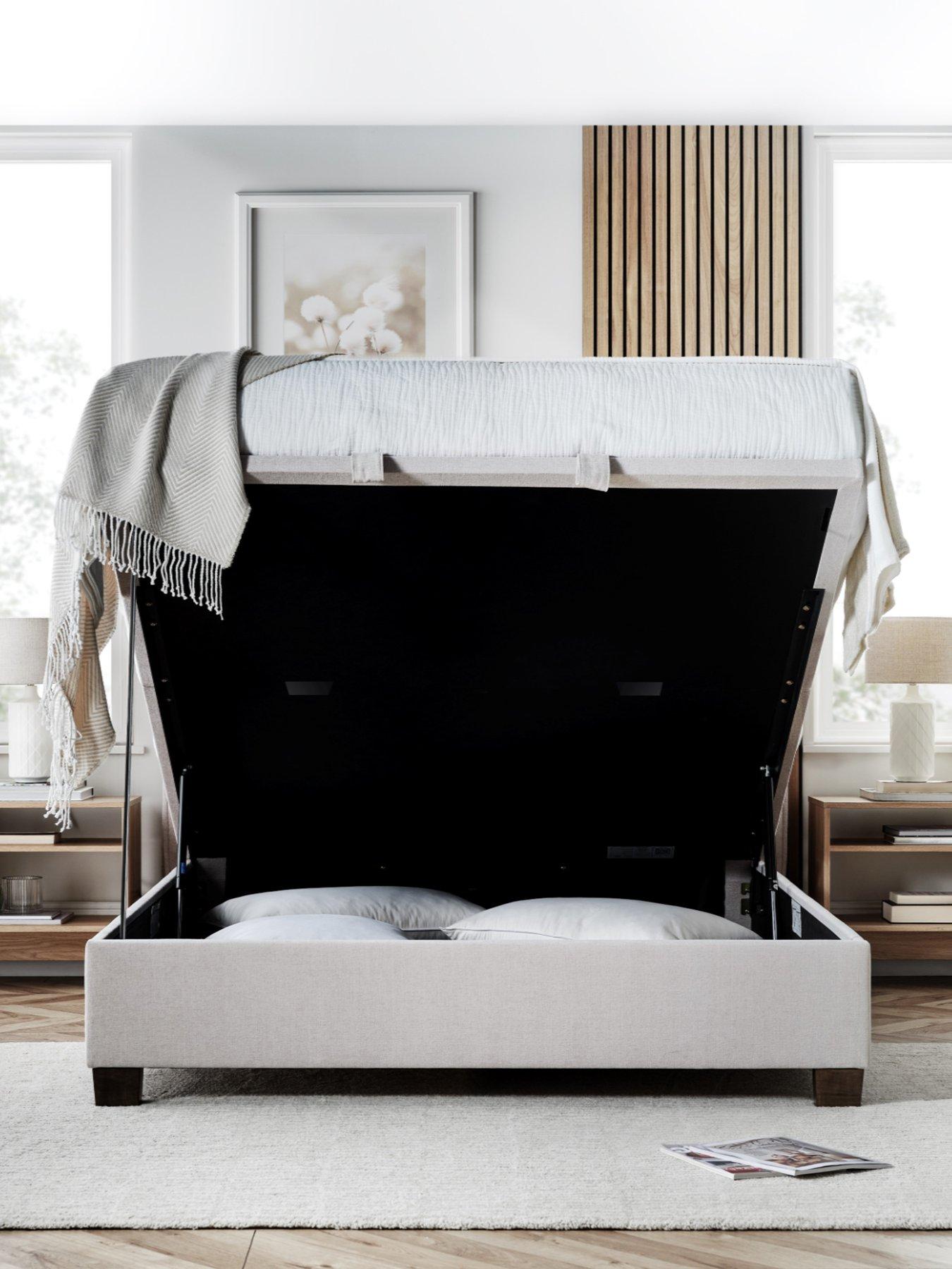 Image 4 of 5 of The Very Collection Fletcher End Lift Up Storage Ottoman Bed with Airsprung Mattress Options (Buy &amp; SAVE!)<br /><br /><br /><br /><br /><br />