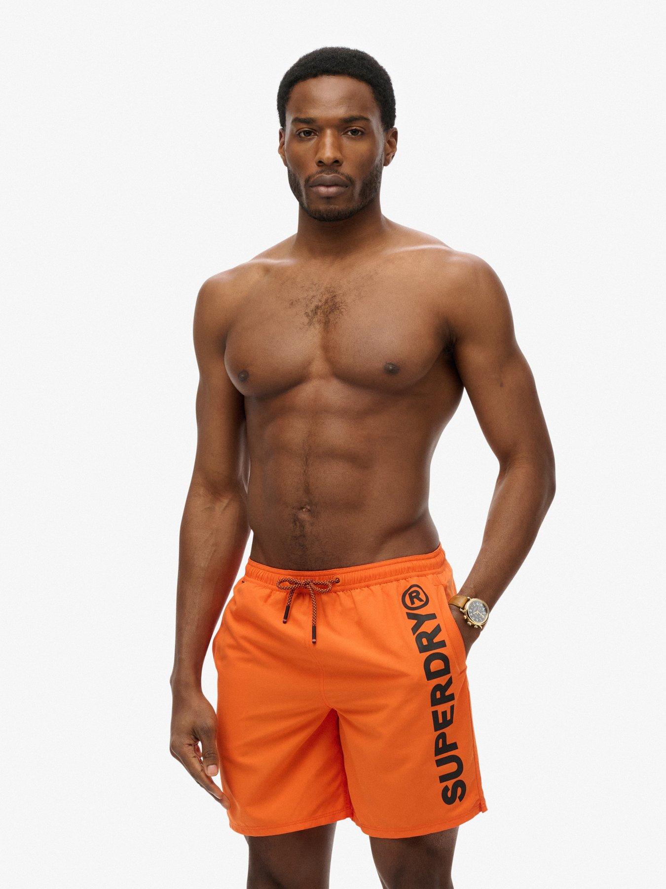 undefined Sport Graphic 17 Inch Swim Shorts - Orange