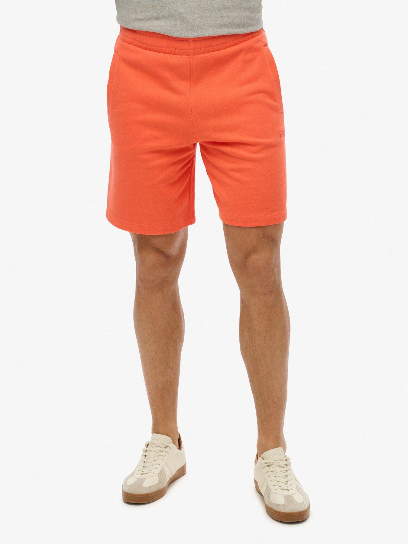 undefined Essential Logo Jersey Shorts - Orange