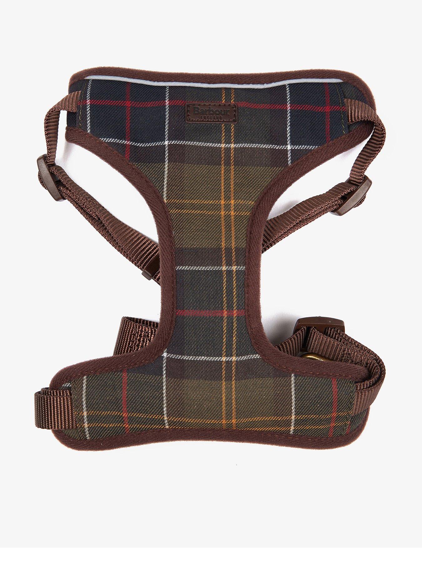 undefined Travel and Exercise Tartan Dog Harness - Brown
