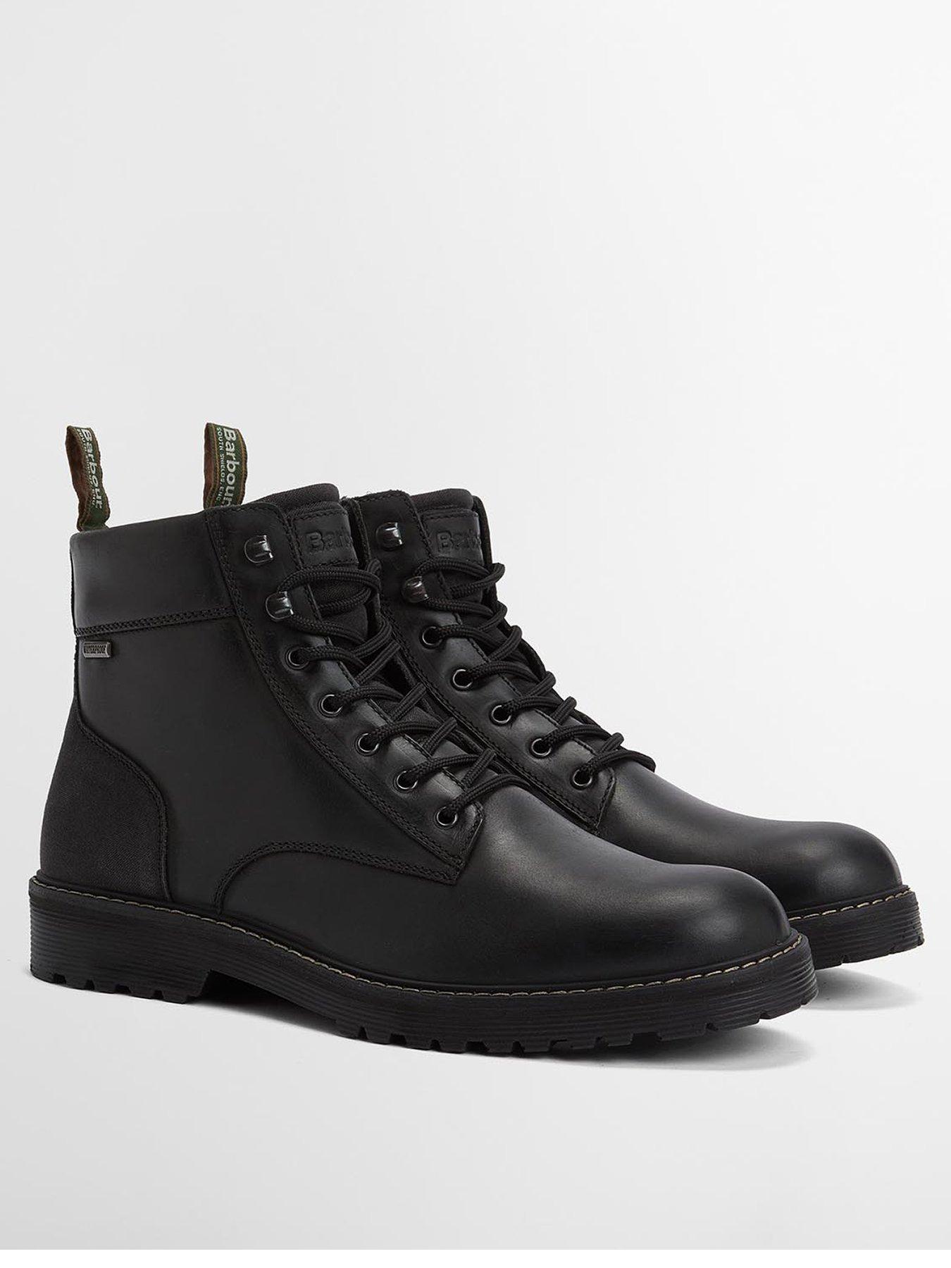 Image 2 of 6 of Barbour Harrison Waterproof Lace Up Boots - Black