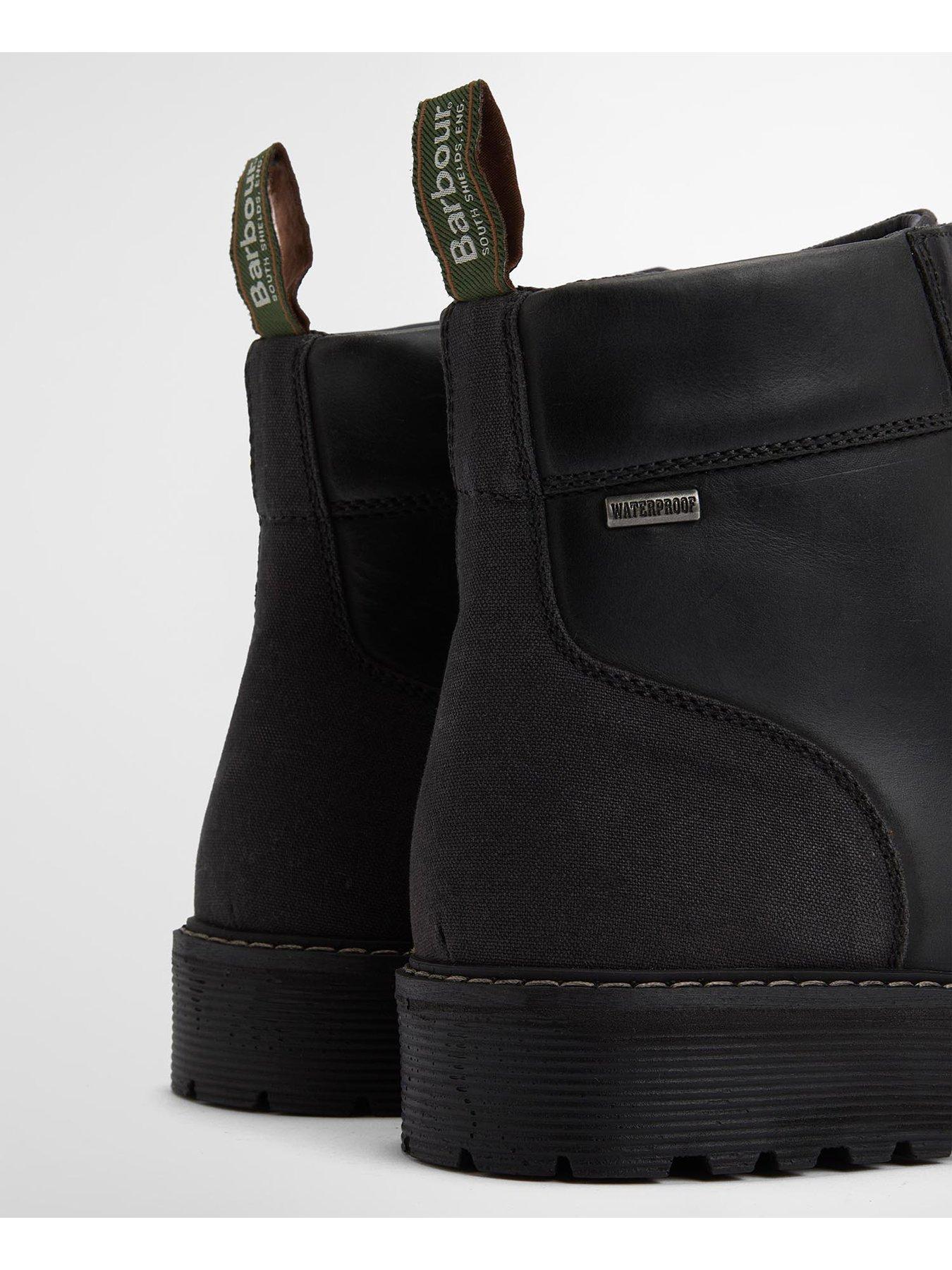 Image 6 of 6 of Barbour Harrison Waterproof Lace Up Boots - Black