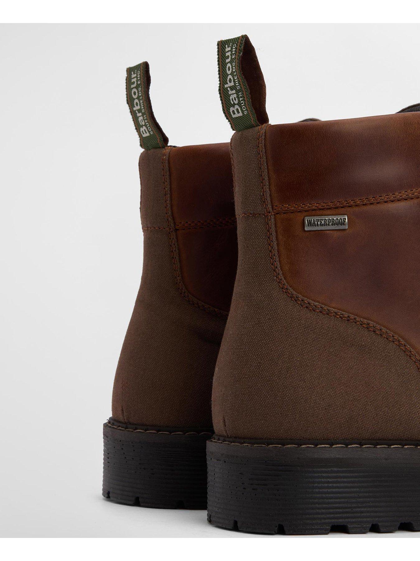  image of barbour-harrison-waterproof-lace-up-boots-brown