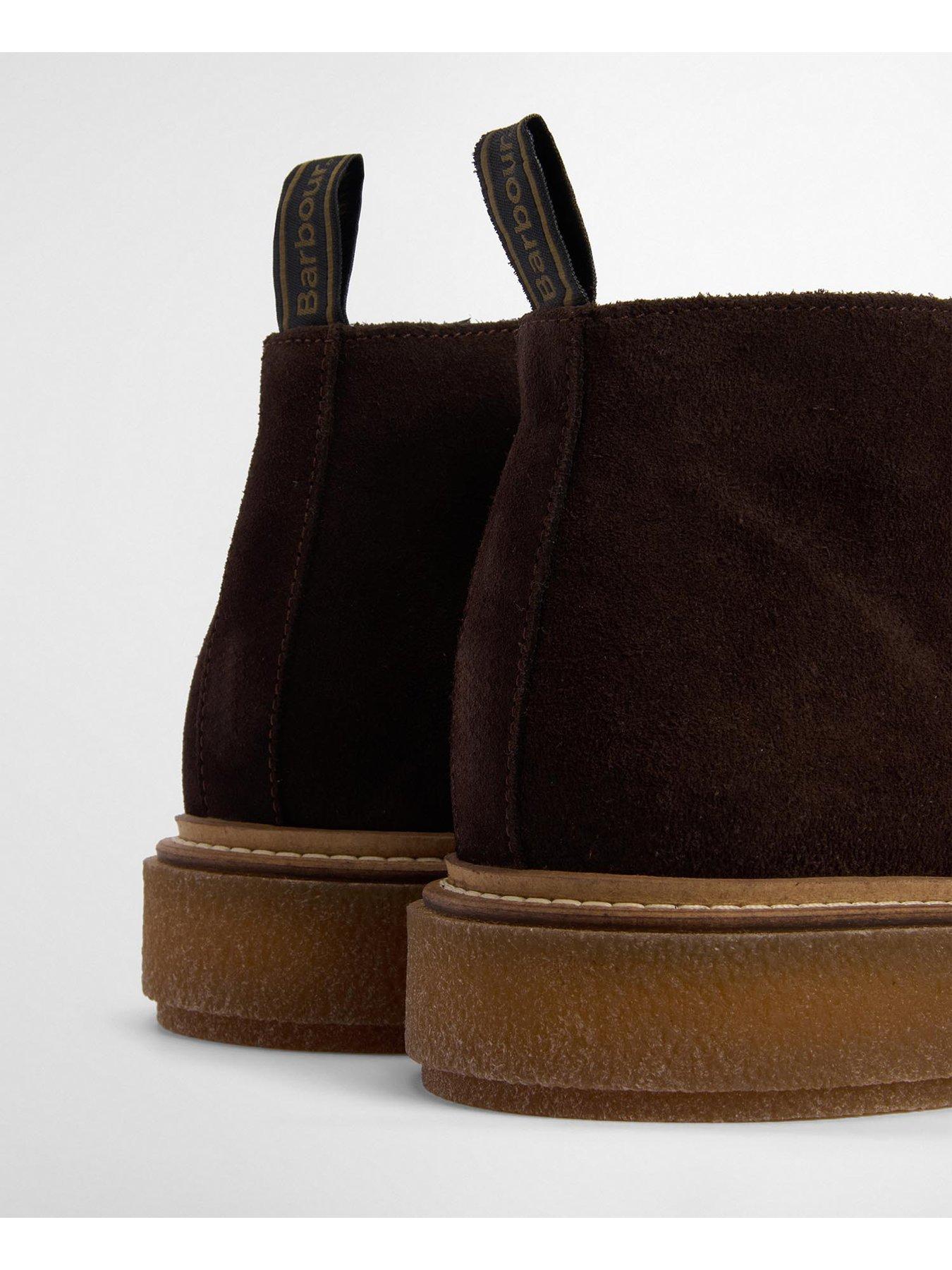  image of barbour-blaine-suede-chukka-boots-brown
