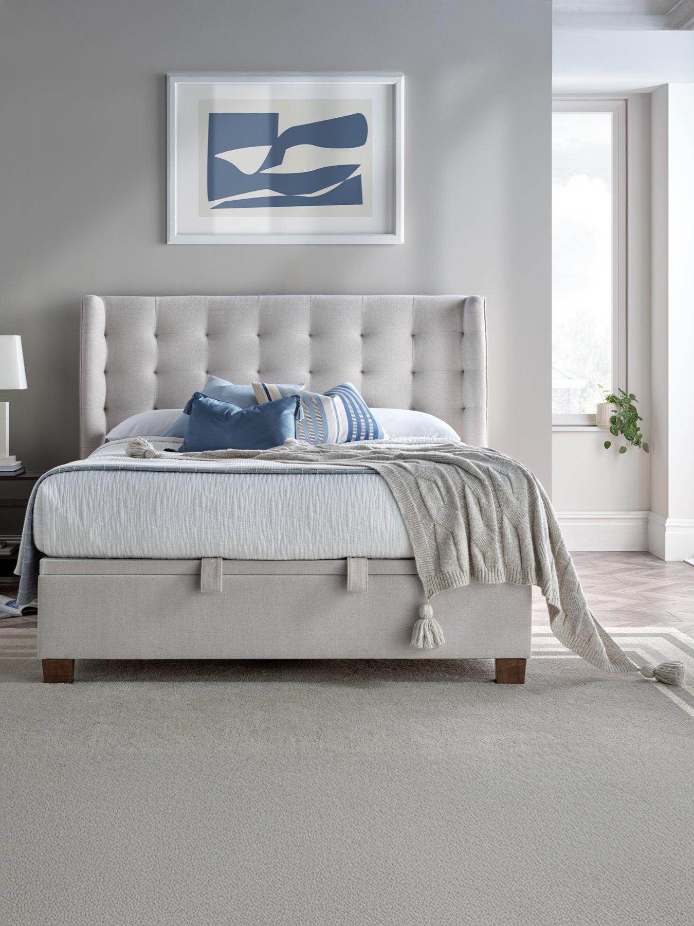 The Very Collection Hendrick End Lift Up Storage Ottoman Bed with Airsprung Mattress Options (Buy  &  SAVE!)