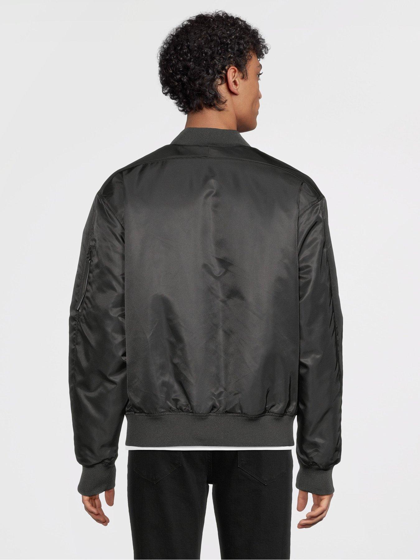 Image 2 of 6 of Calvin Klein Jeans Hero Bomber Jacket - Black