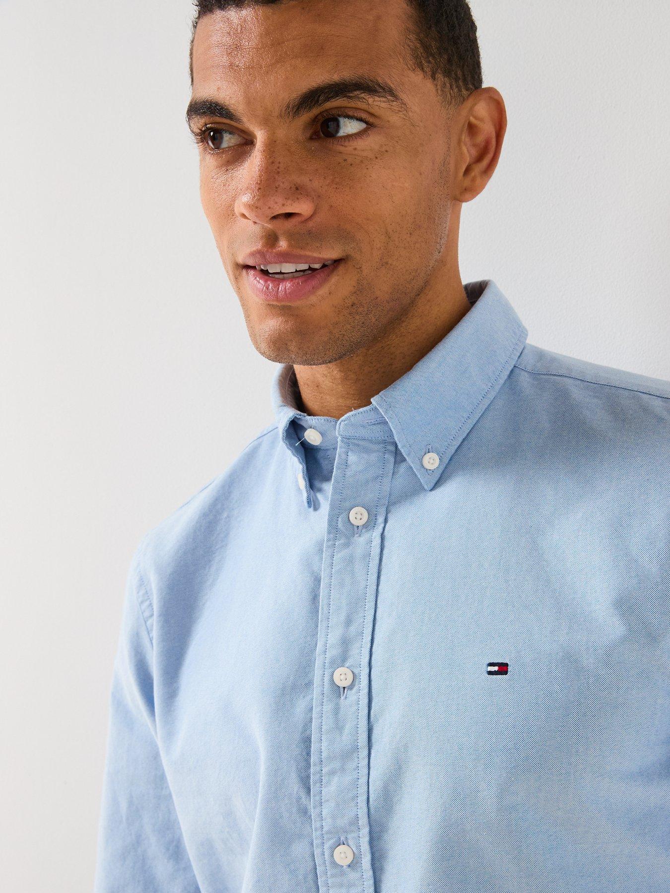 Image 4 of 6 of Tommy Hilfiger Heritage Oxford Shirt - Blue