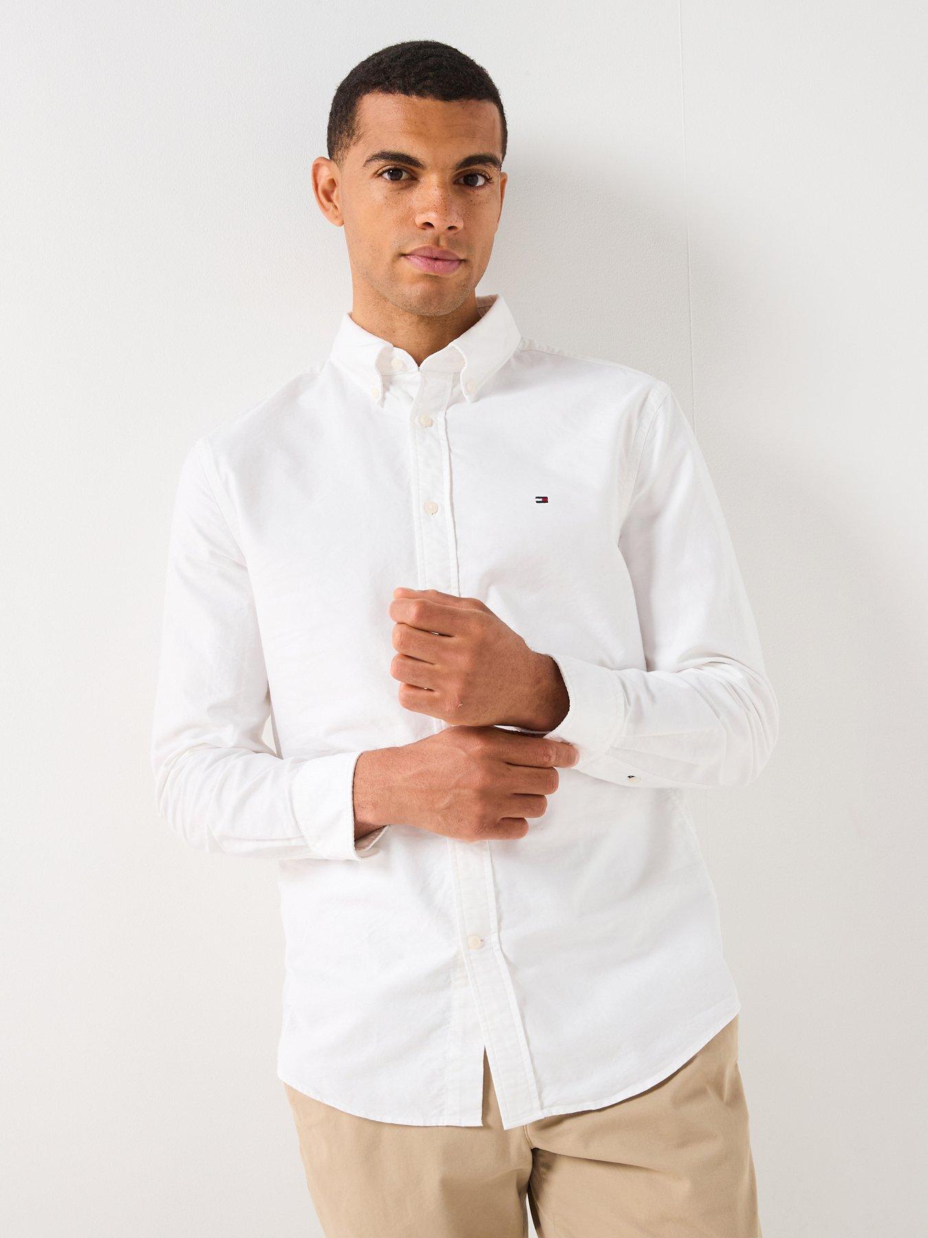 Image 1 of 6 of Tommy Hilfiger Heritage Oxford Shirt - White