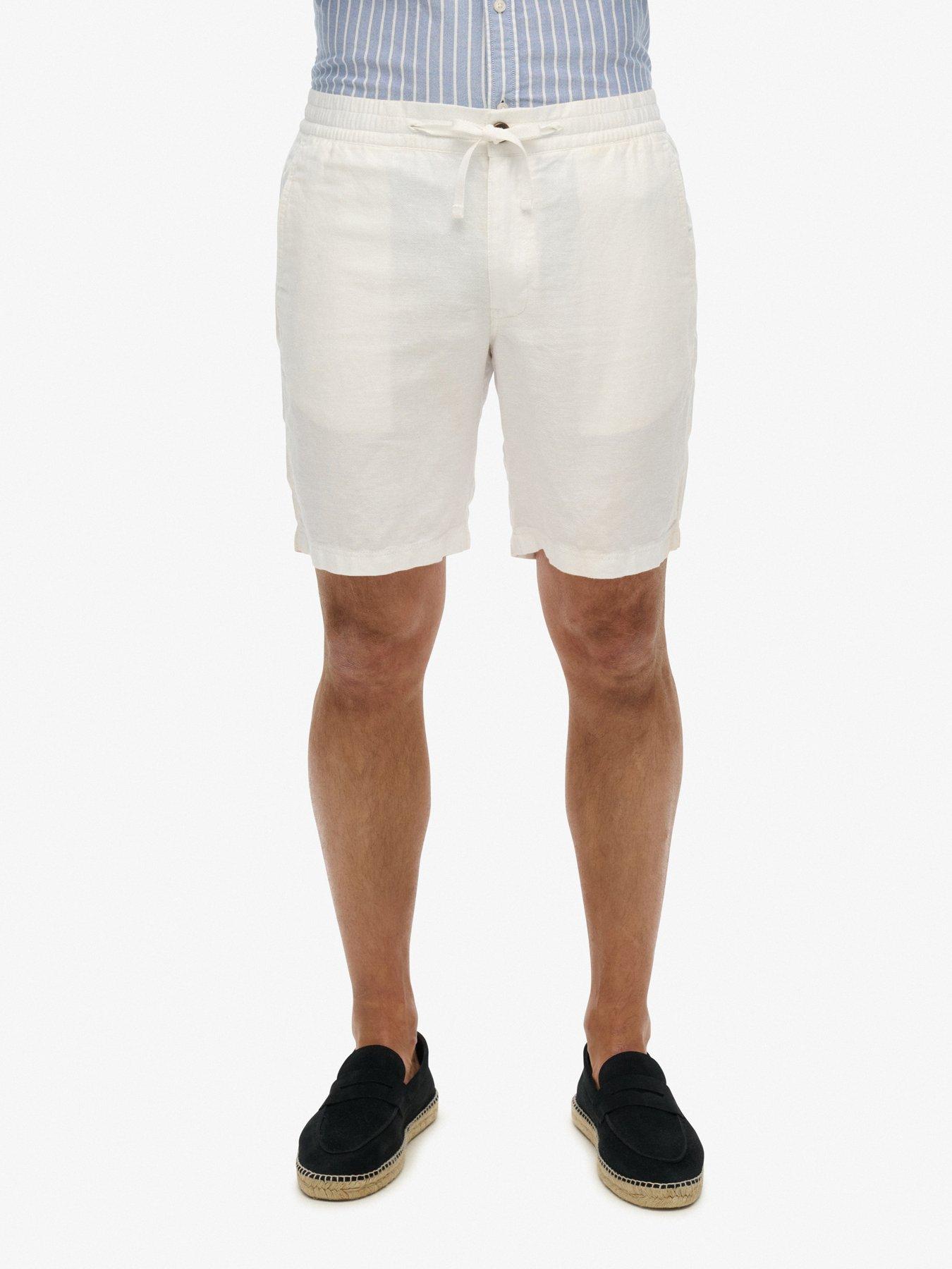 Superdry The Merchant Store Linen Shorts - White