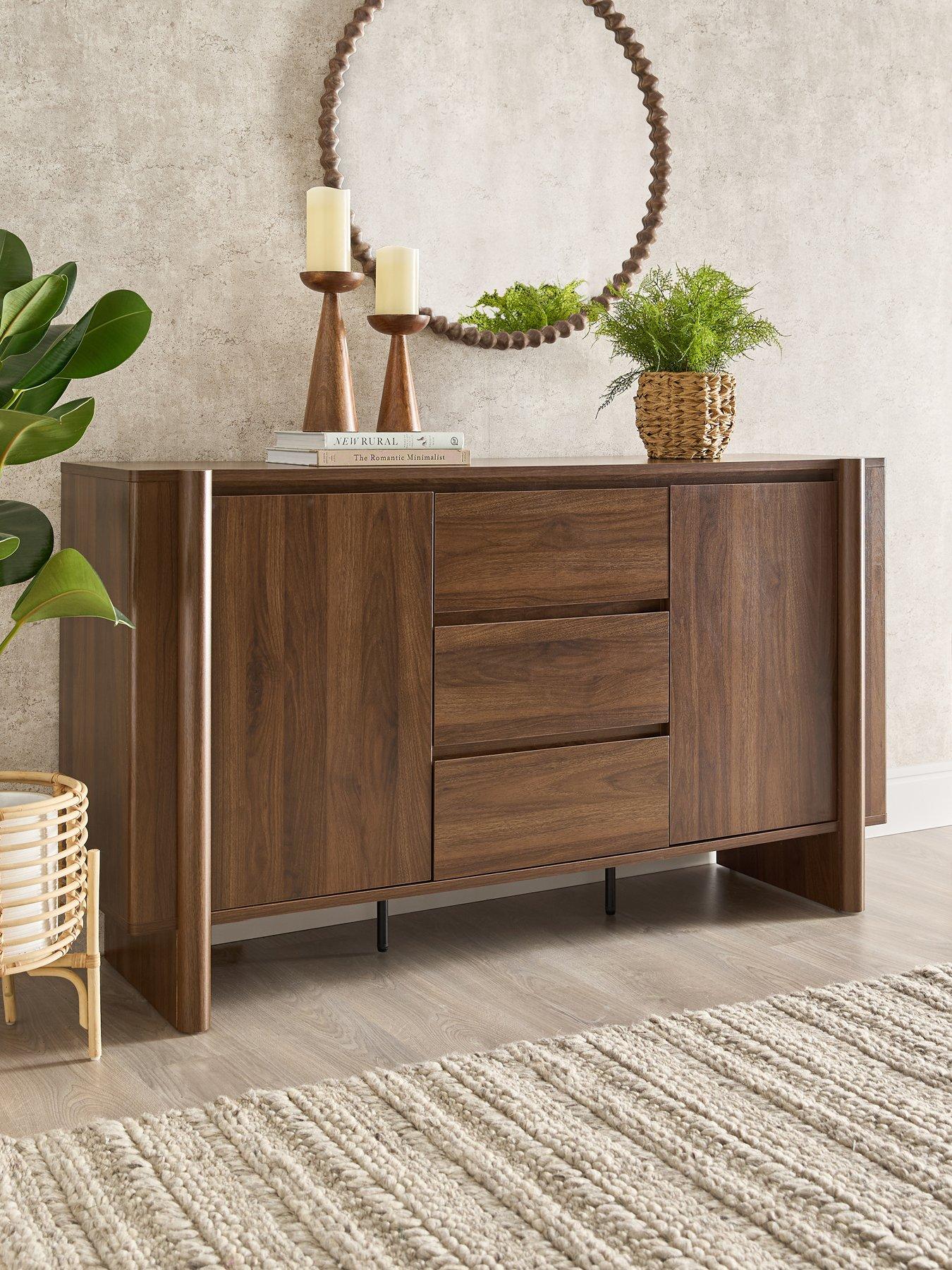 Image 1 of 7 of The Very Collection Amber Large Sideboard - Rustic Oak -&nbsp;FSC&reg; Certified