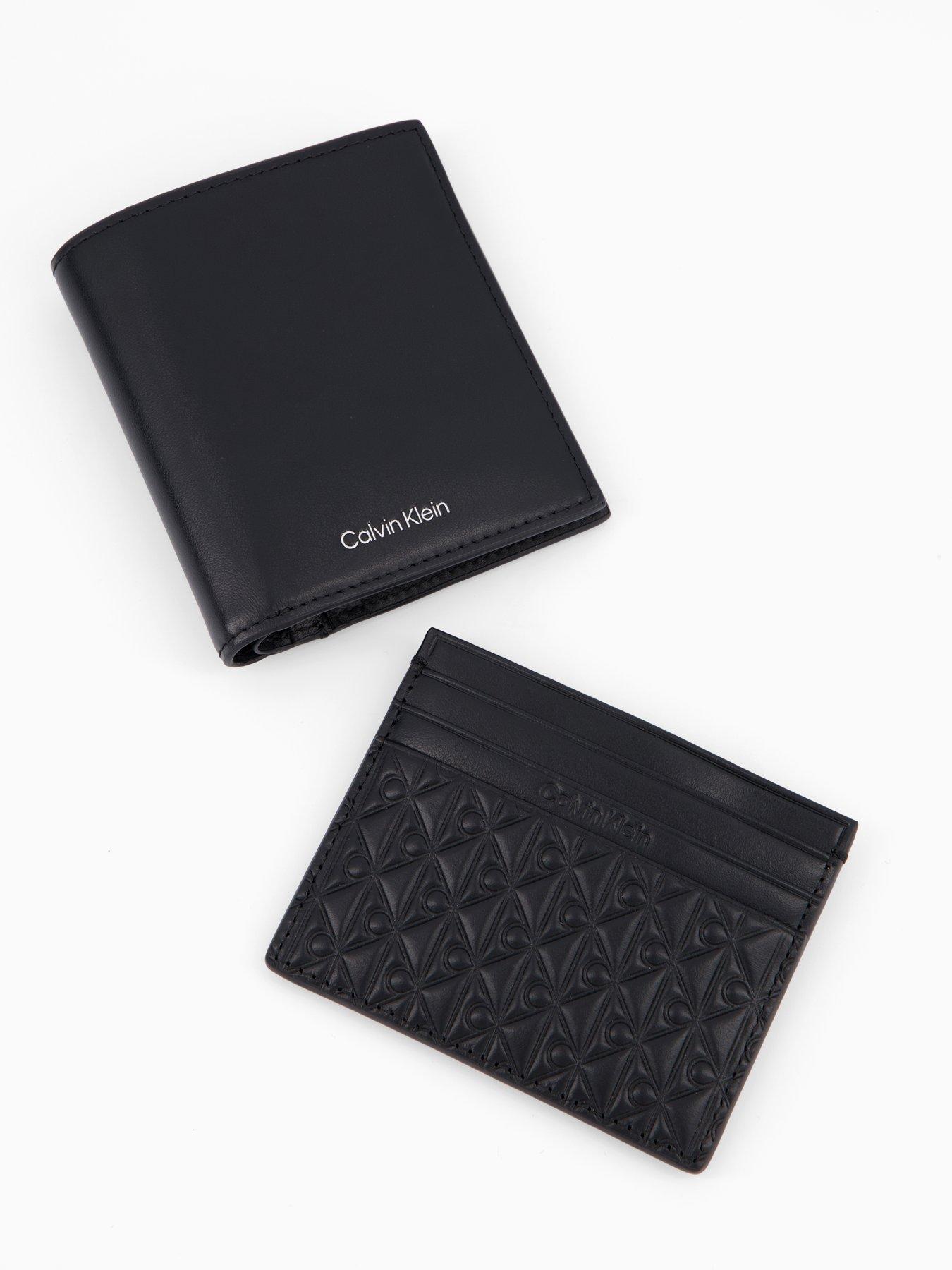 back image of calvin-klein-bifold-wallet-and-card-case-black