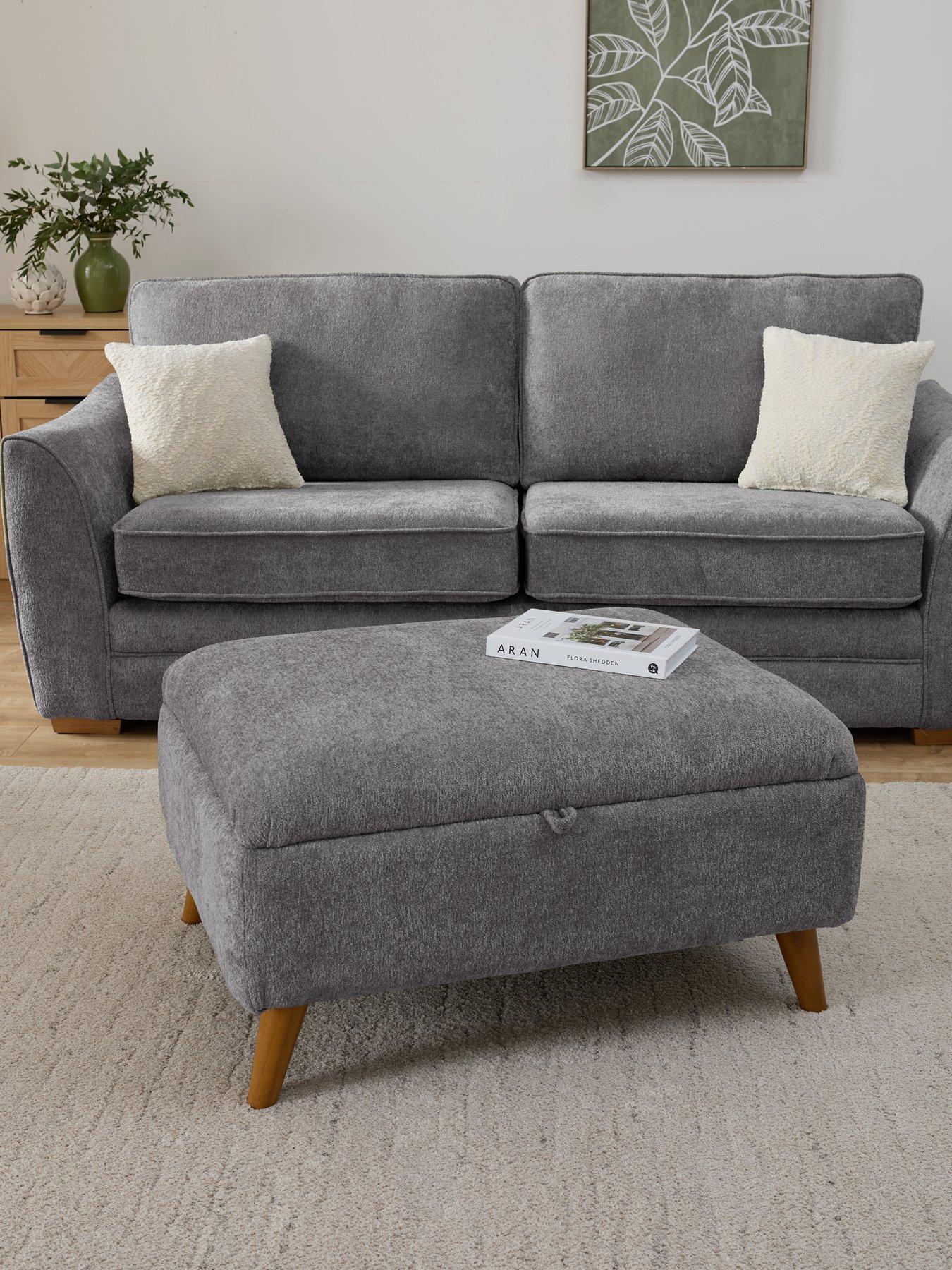 Very Home Trinity Storage Footstool