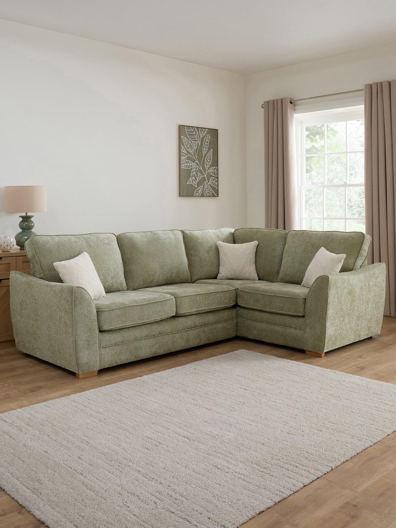 The Very Collection Trinity Fabric Right Hand Double Arm Corner Group Sofa - Made to Order in the UK