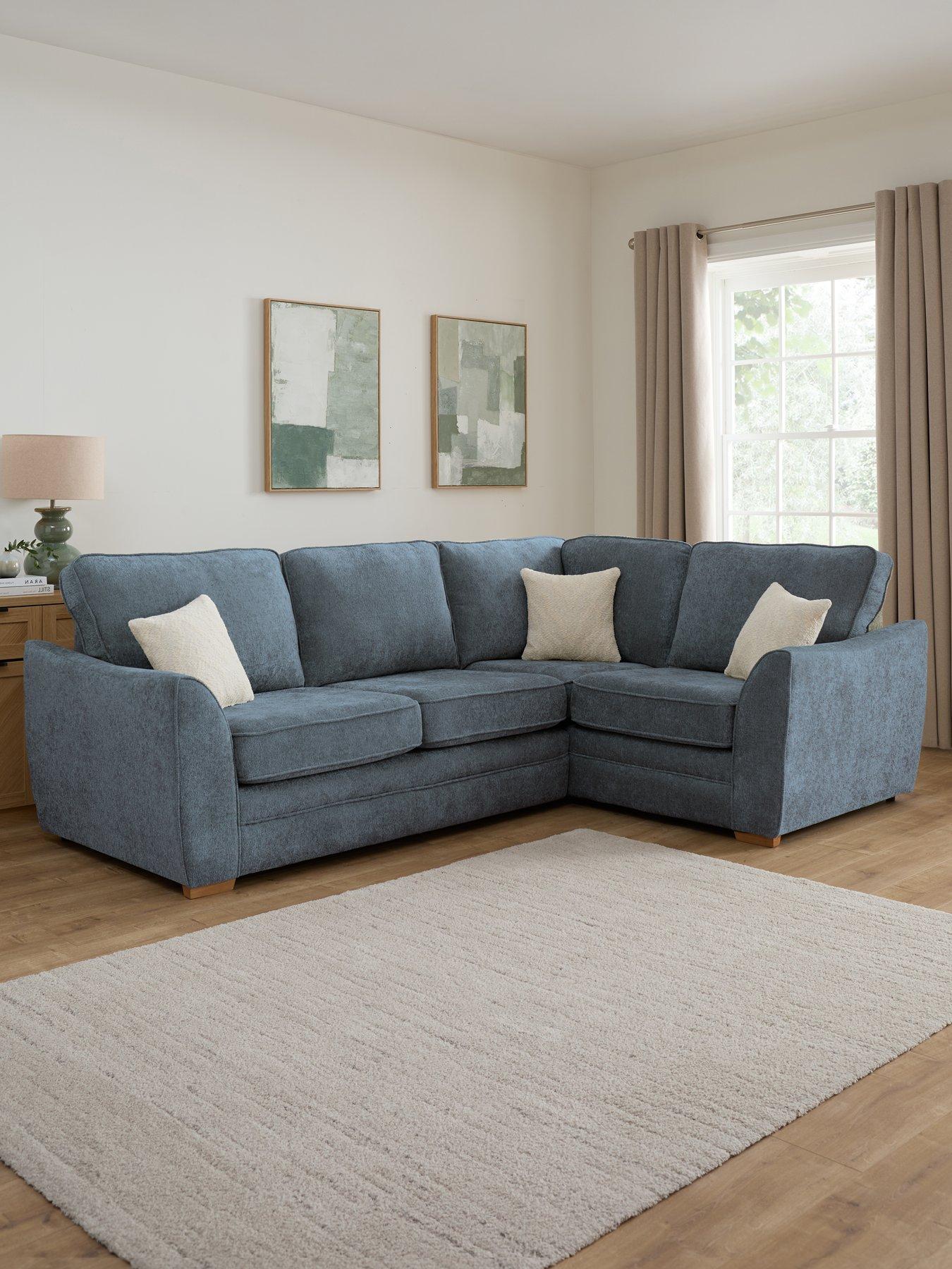 The Very Collection Trinity Fabric Right Hand Double Arm Corner Group Sofa - Made to Order in the UK