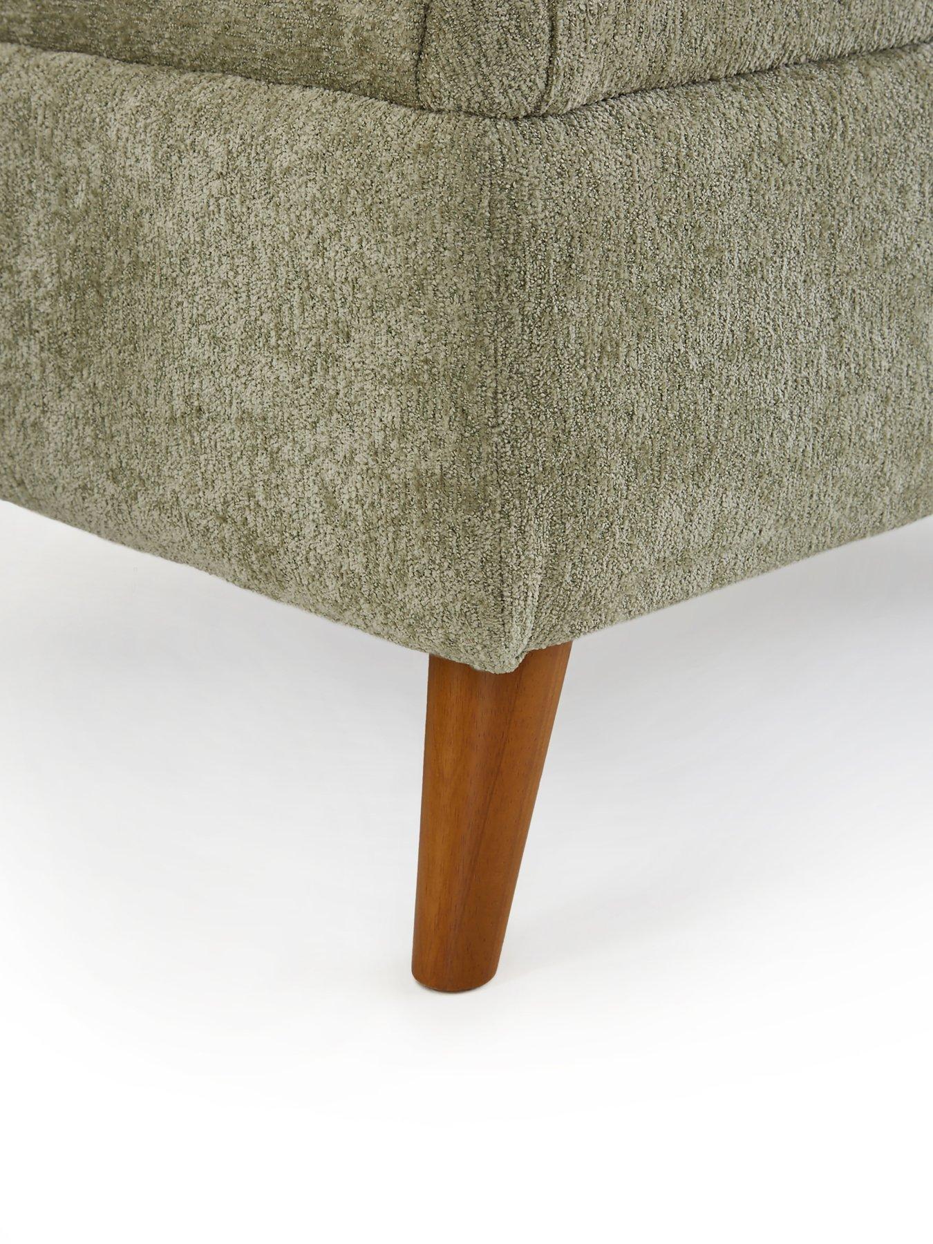 Image 7 of 7 of The Very Collection Trinity Fabric Right Hand Double Arm Corner Group Sofa with Storage&nbsp;Footstool - Made to Order in the UK