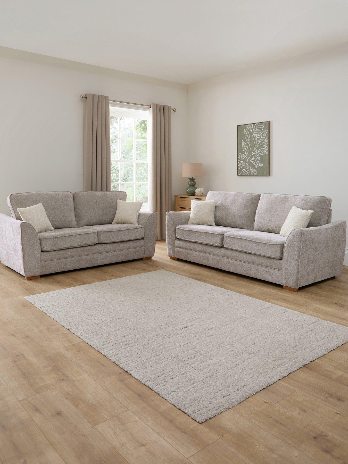 Very Home Trinity Fabric 3 Seater + 2 Seater Sofa Set (Buy  &  SAVE!) - Made to order in the UK