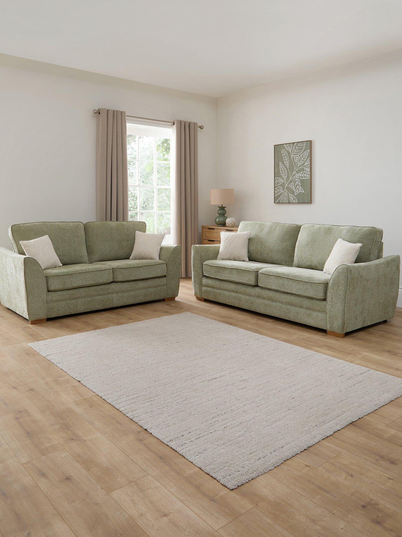 The Very Collection Trinity Fabric 3 Seater + 2 Seater Sofa Set (Buy  &  SAVE!) - Made to order in the UK