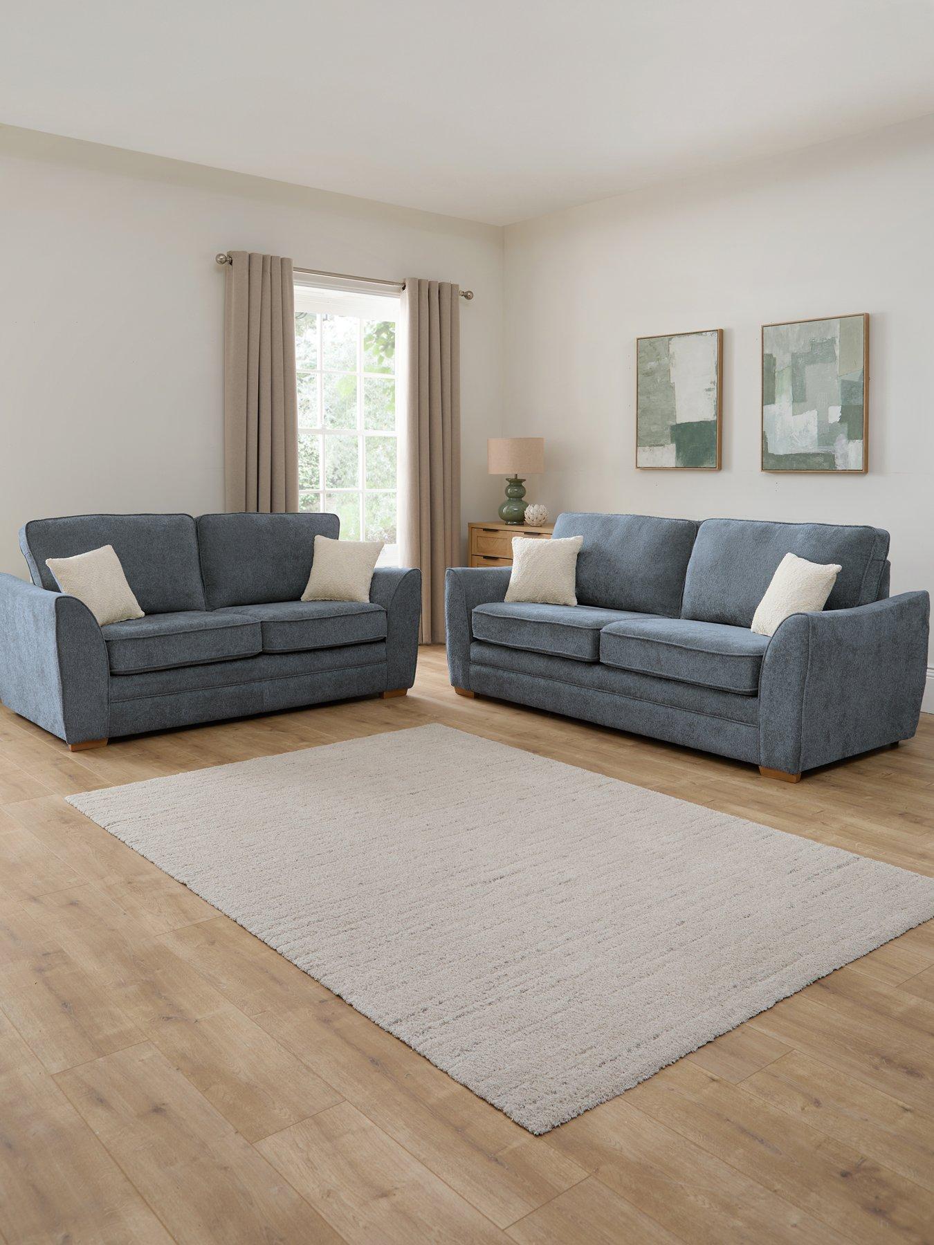 The Very Collection Trinity Fabric 3 Seater + 2 Seater Sofa Set (Buy  &  SAVE!) - Made to order in the UK