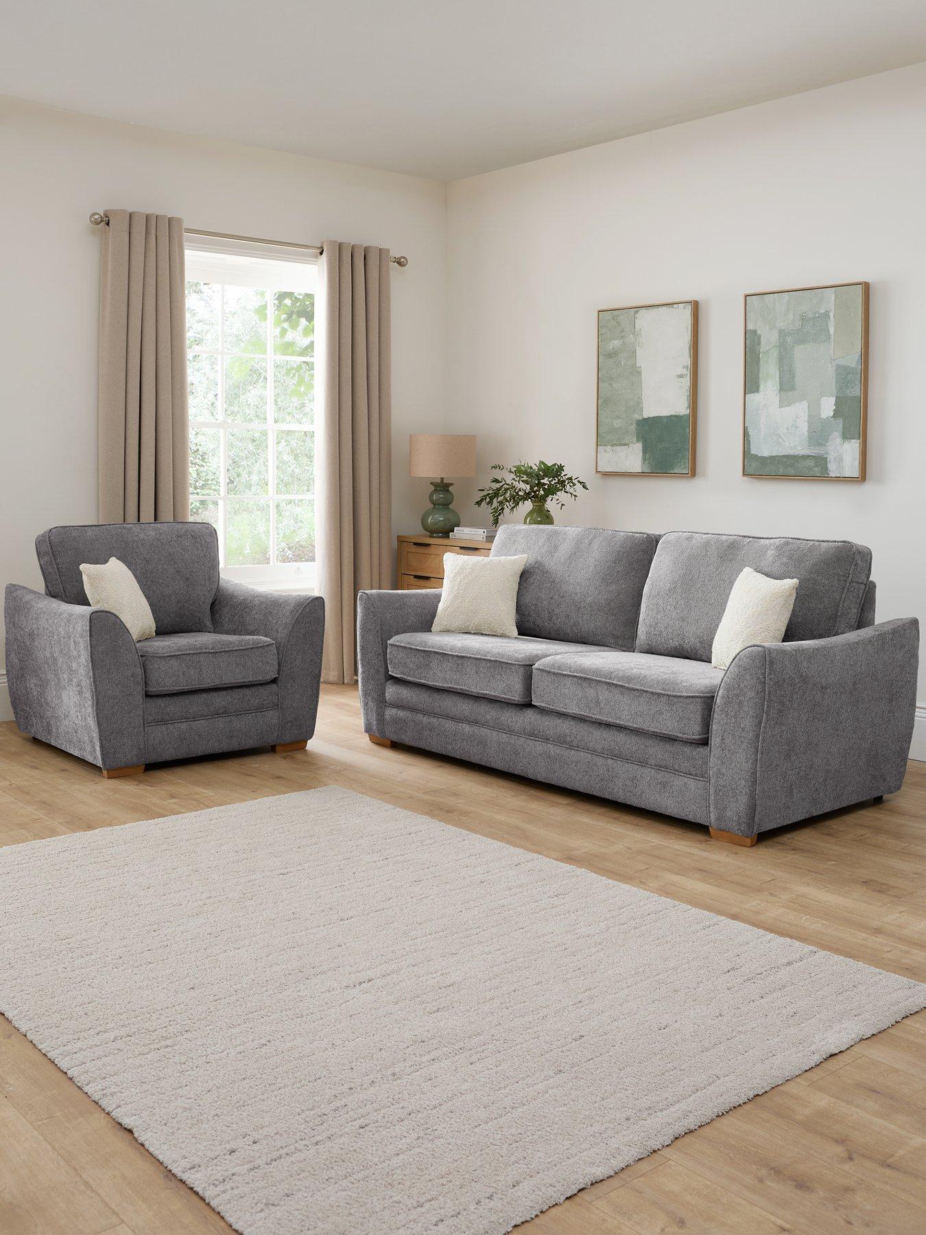 Very Home Trinity 3 Seater + Chair