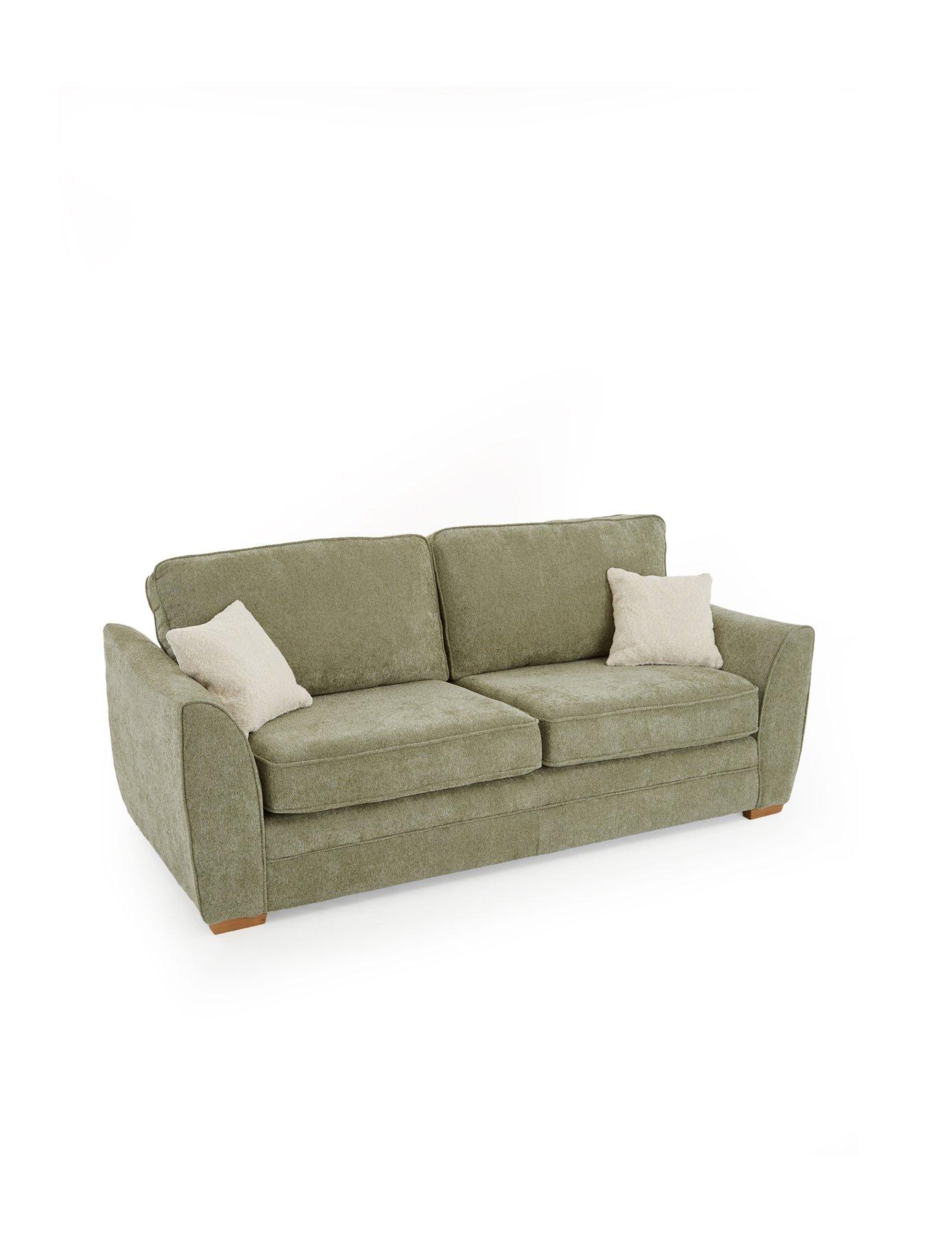 Image 3 of 7 of The Very Collection Trinity Fabric 3 Seater&nbsp;Sofa with Storage Footstool - Made to Order in the UK