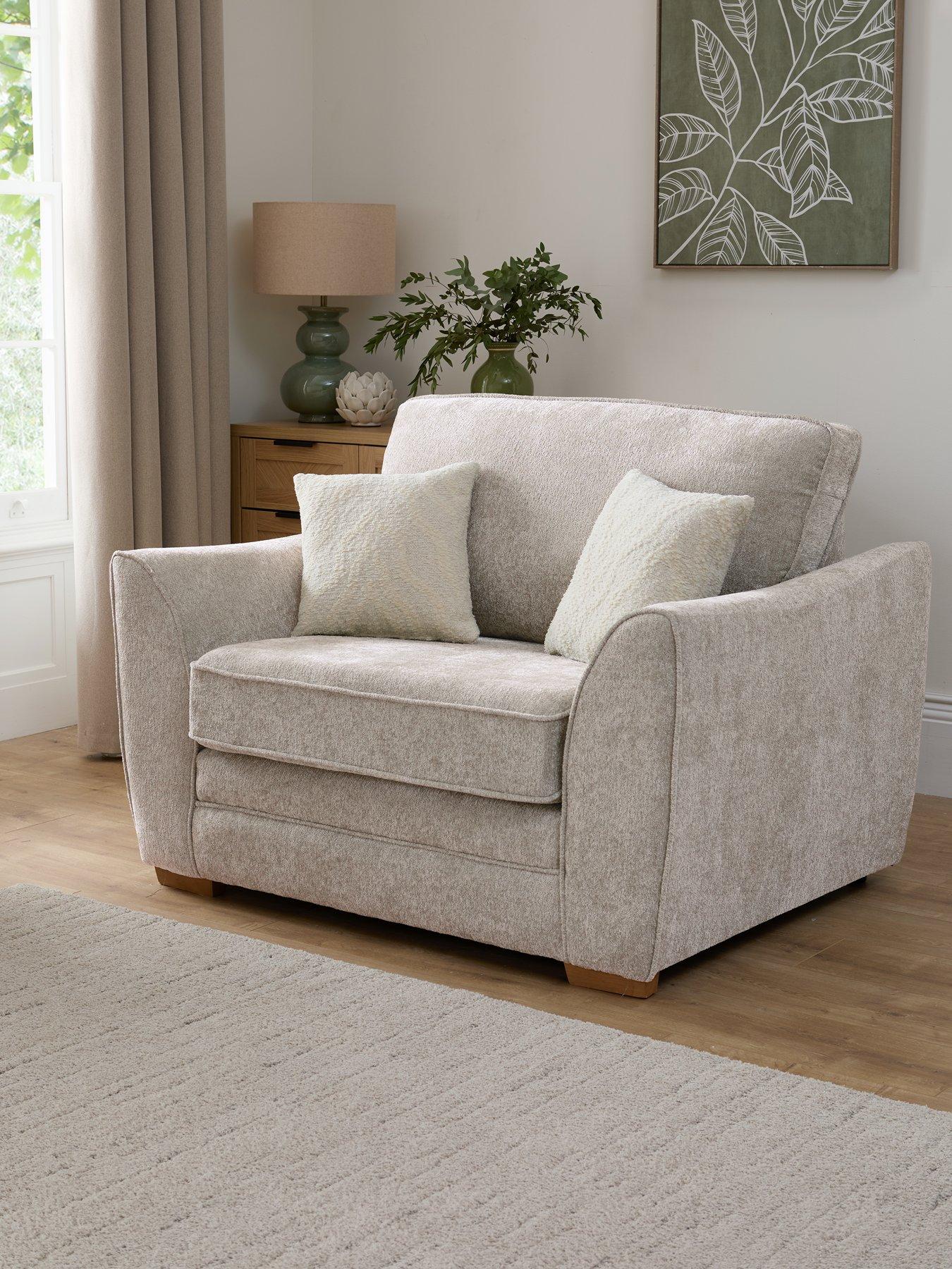 The Very Collection Trinity Fabric Snuggle Chair - Made to order in the UK