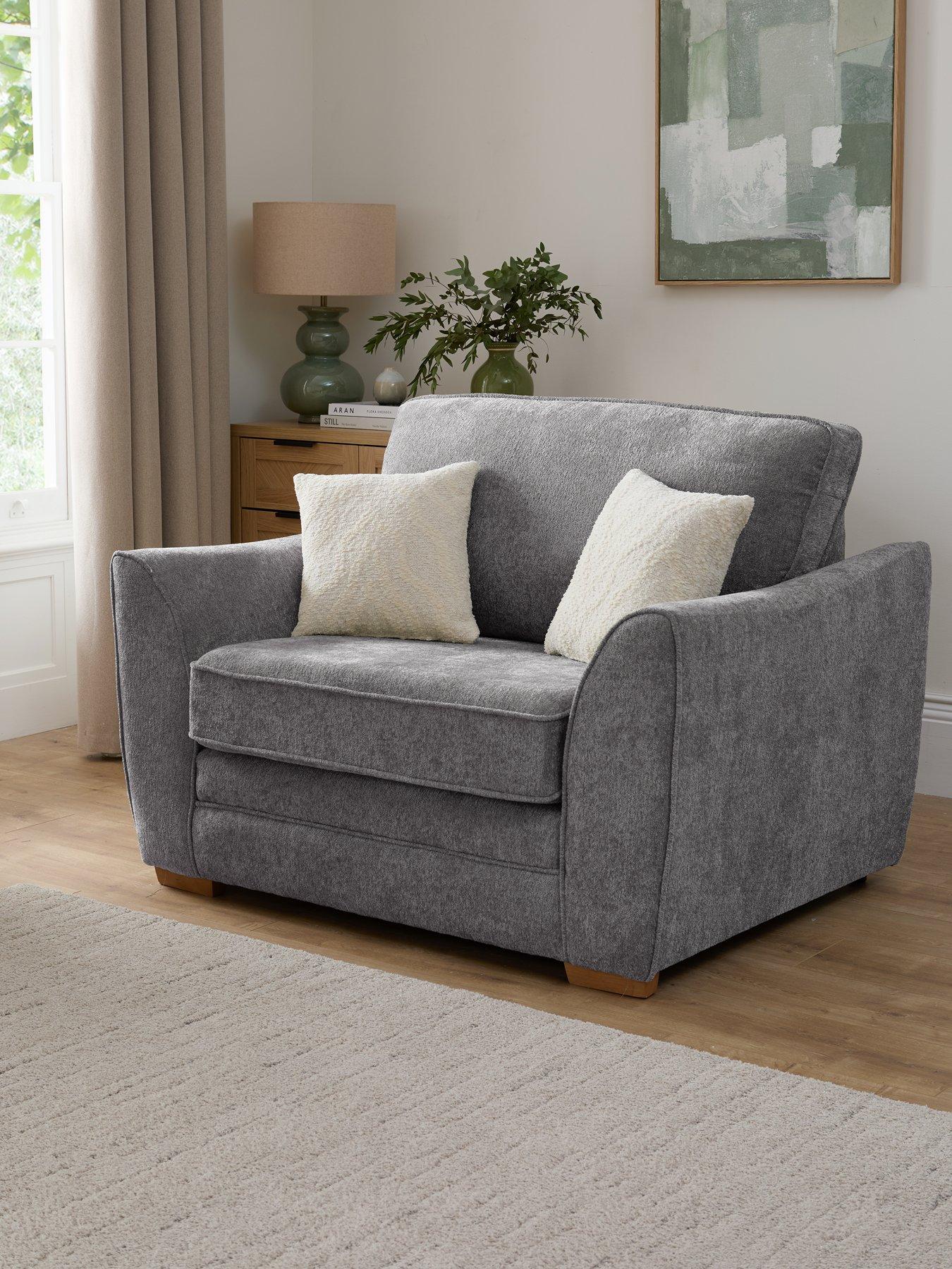 The Very Collection Trinity Fabric Snuggle Chair - Made to order in the UK