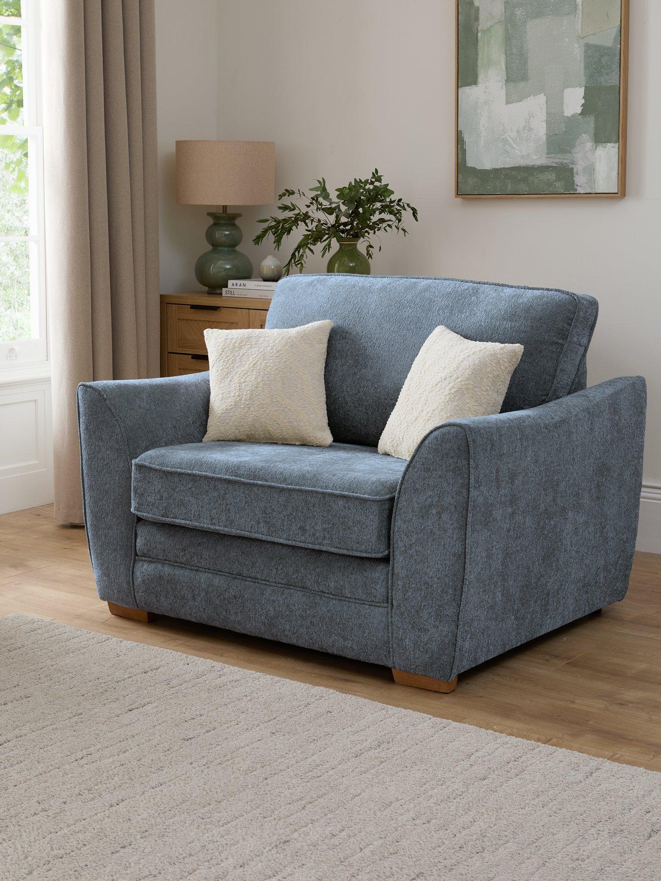 The Very Collection Trinity Fabric Snuggle Chair - Made to order in the UK