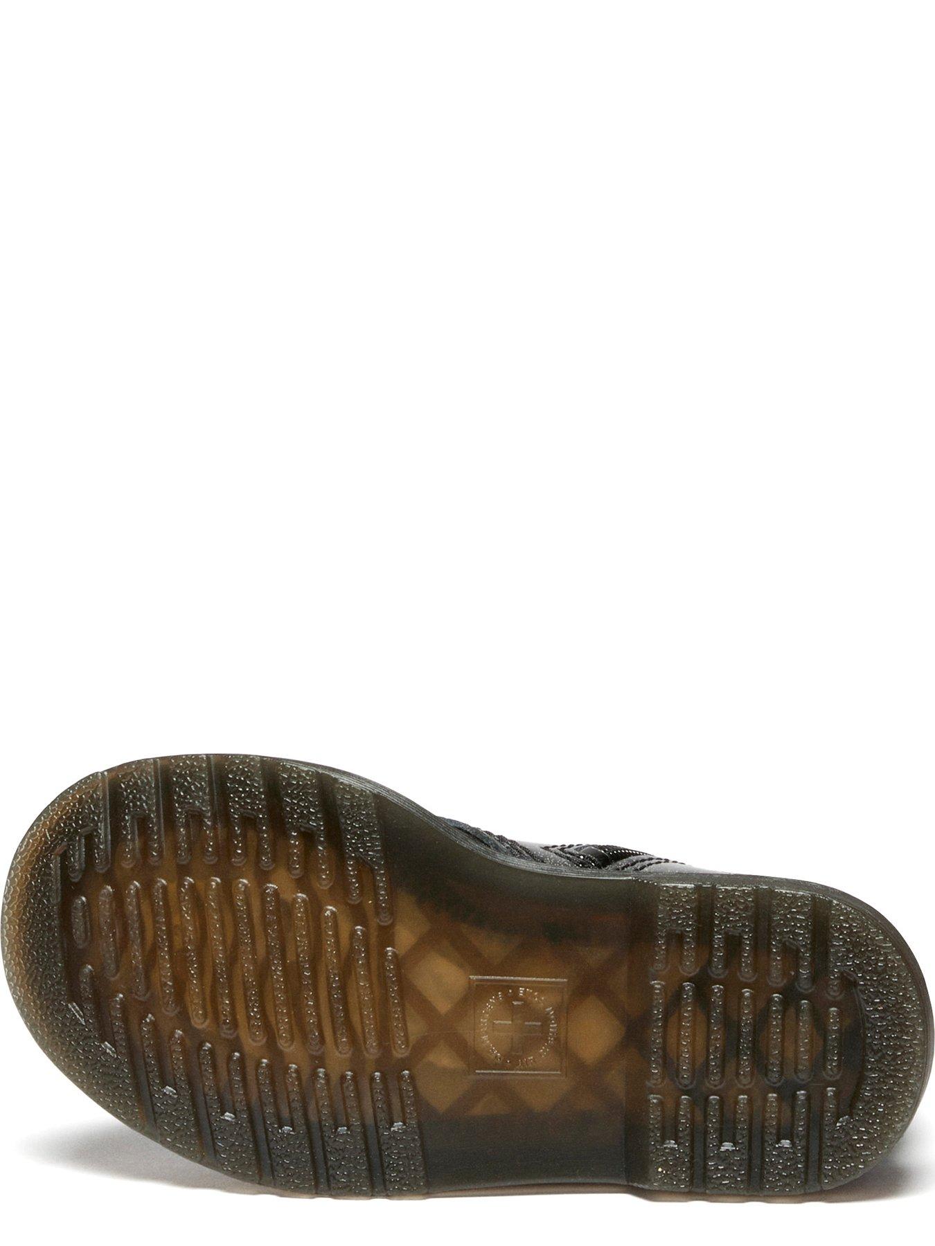 Image 5 of 7 of Dr Martens Toddler 1460 T 8 Eye Boot Silver Nebula Glitter - Black