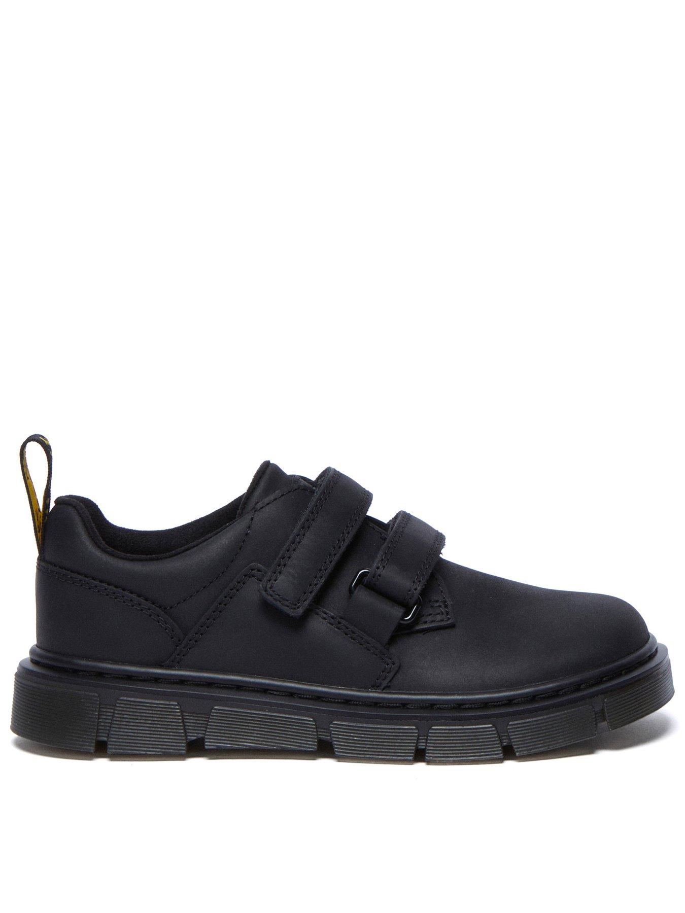 undefined Junior Raffe Leather Double Strap Shoes - Black