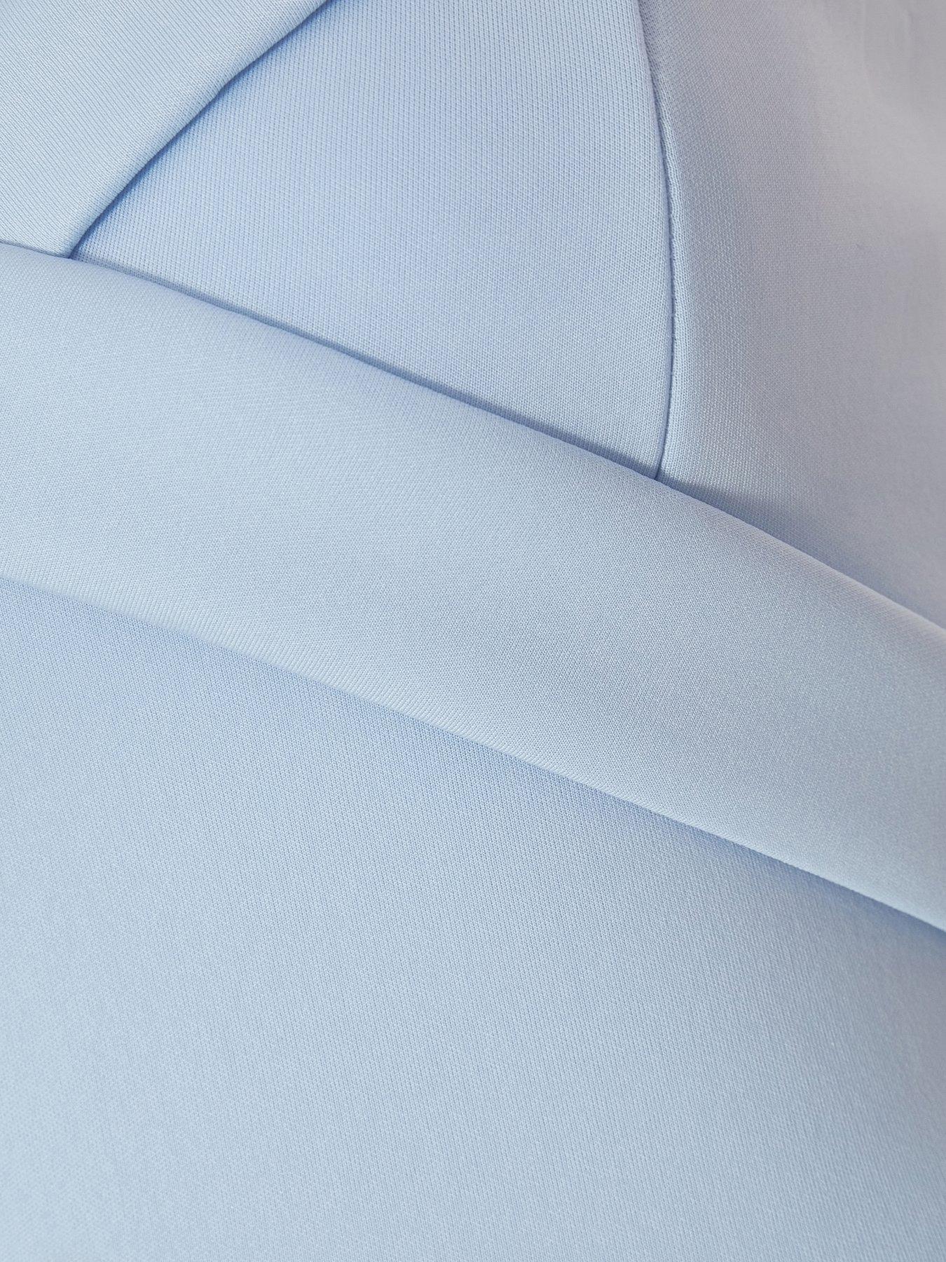  image of quiz-pale-blue-wrap-front-mini-dress